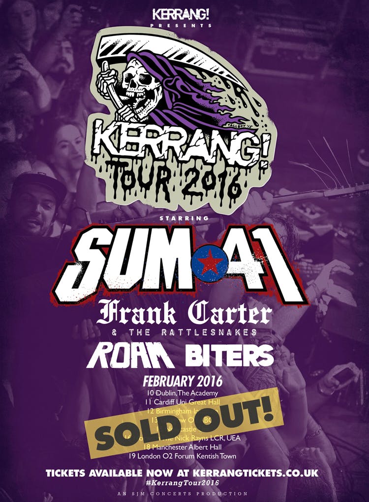 Kerrang! Tour 2016 – Counterfeit’s Jamie Campbell Bower