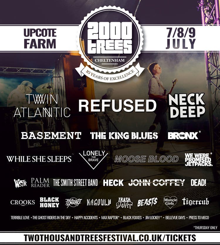 There’s Been 15 More Bands Added To 2000 Trees