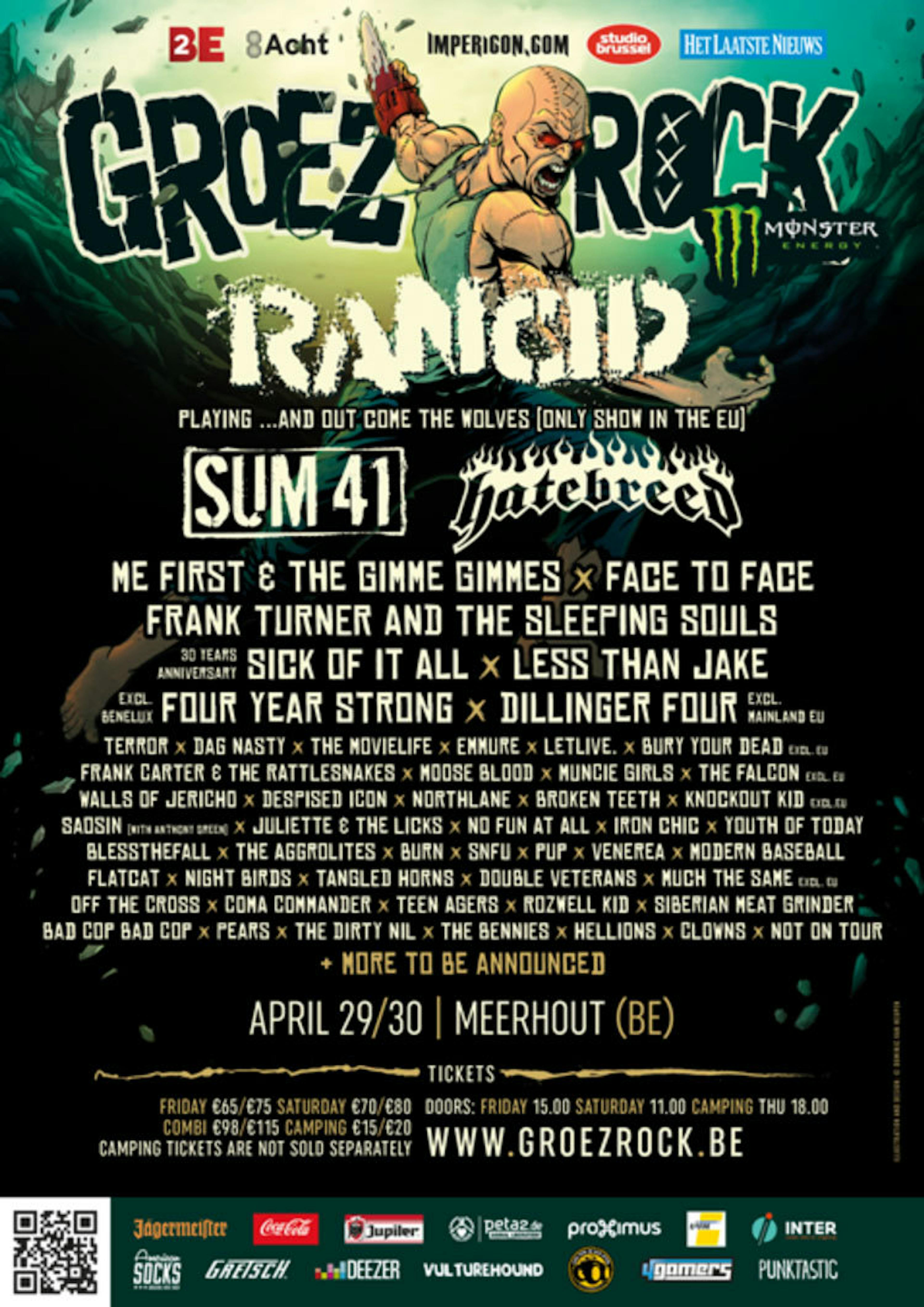Frank Carter & The Rattlesnakes And Loads More Confirmed For Groezrock