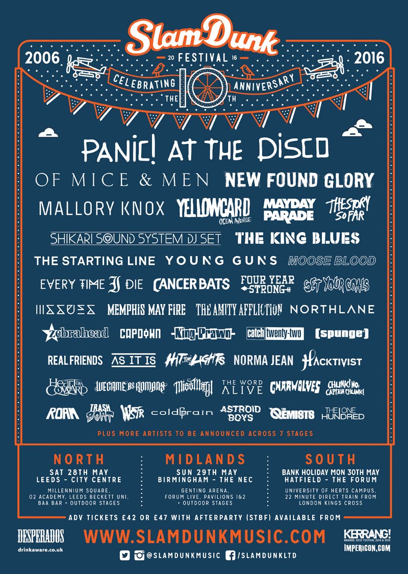 Slam Dunk Announce More Awesome Bands!