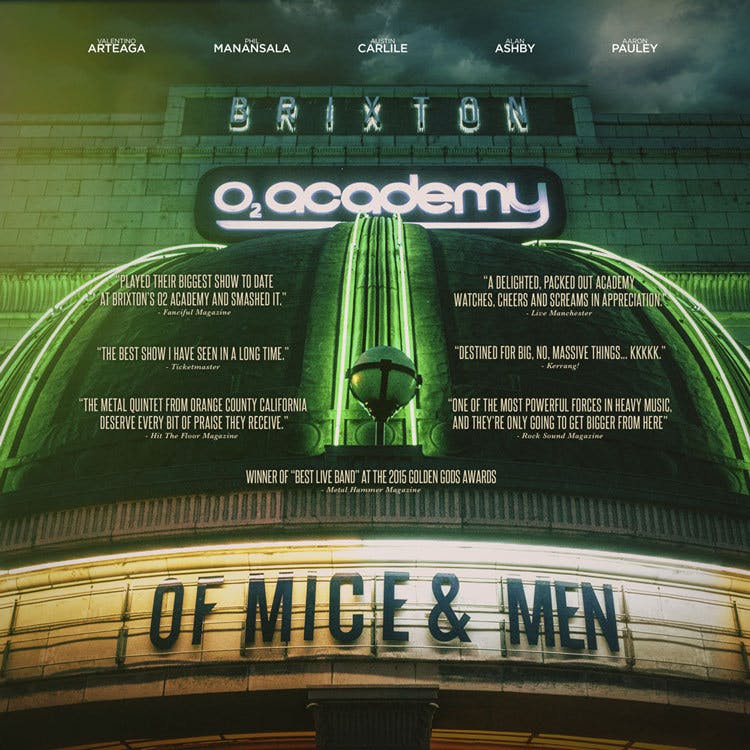 Of Mice & Men To Release Live DVD