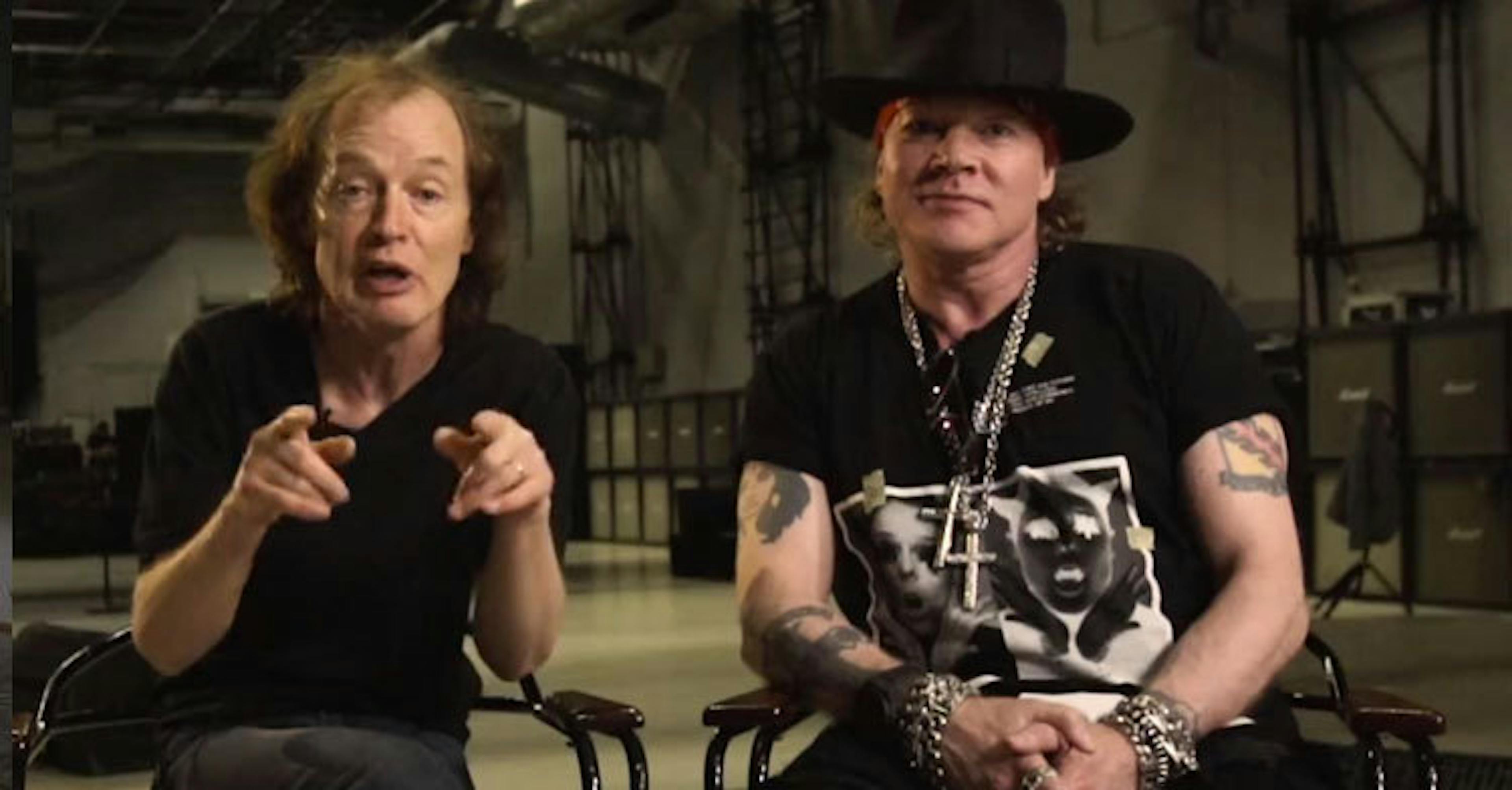AC/DC And Axl Rose Appear Together For The First Time