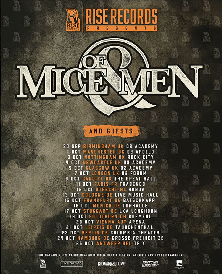 Of Mice & Men Announce UK Tour