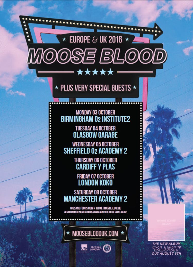 Moose Blood To Play In-store Shows
