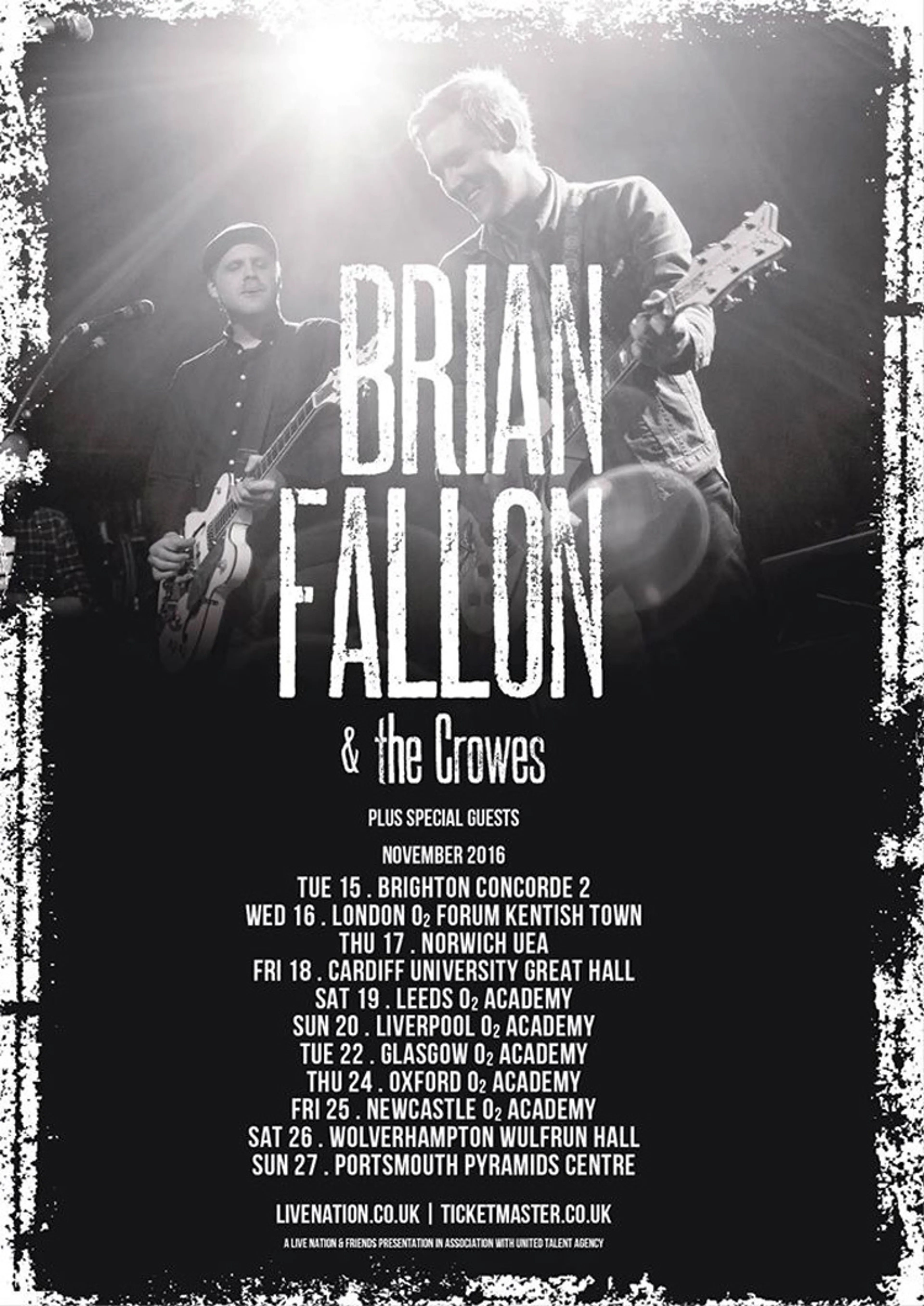 Brian Fallon & The Crowes Announce UK Tour Kerrang!