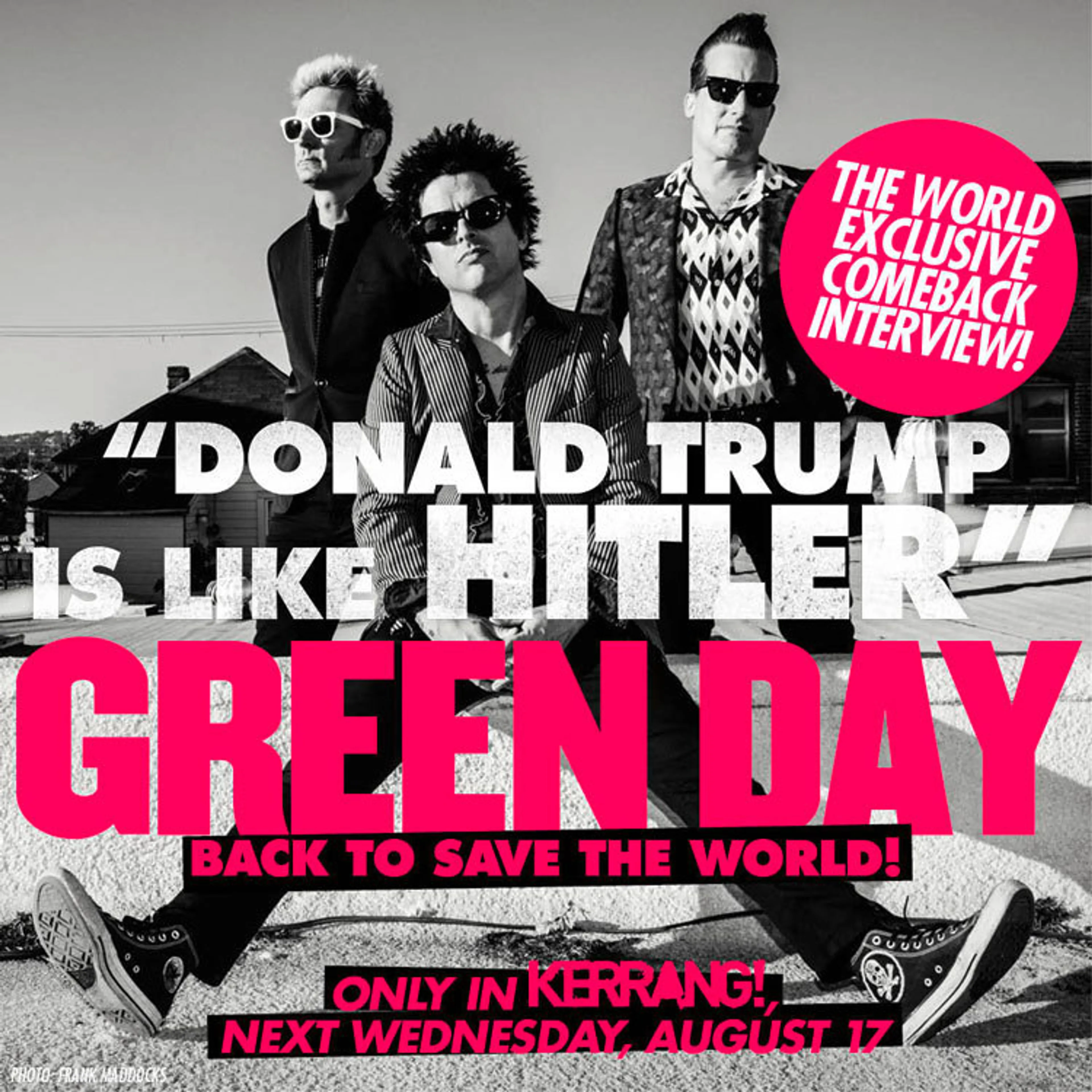 Green Day Return With Awesome New Single, Bang Bang