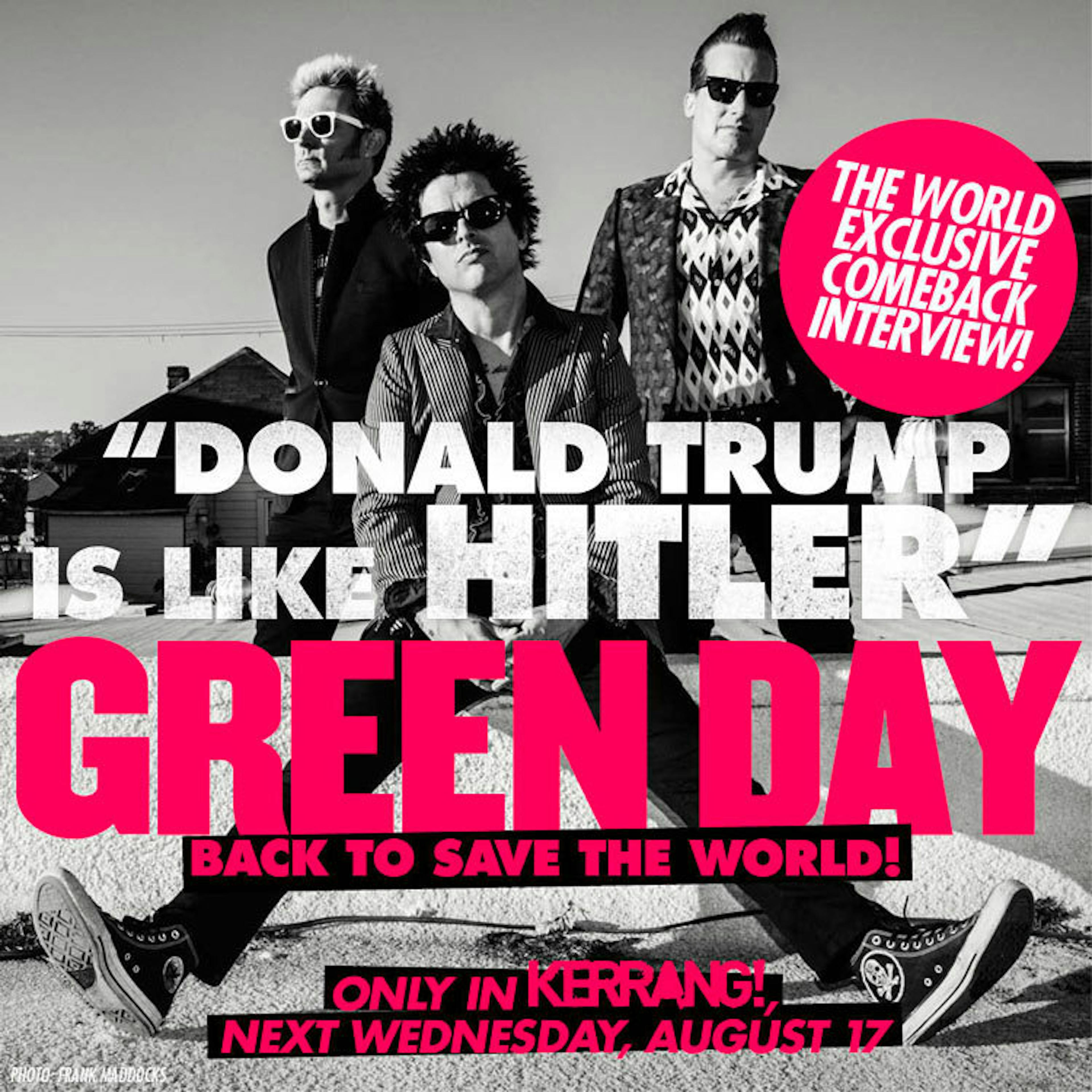 Green Day Return With Awesome New Single, Bang Bang