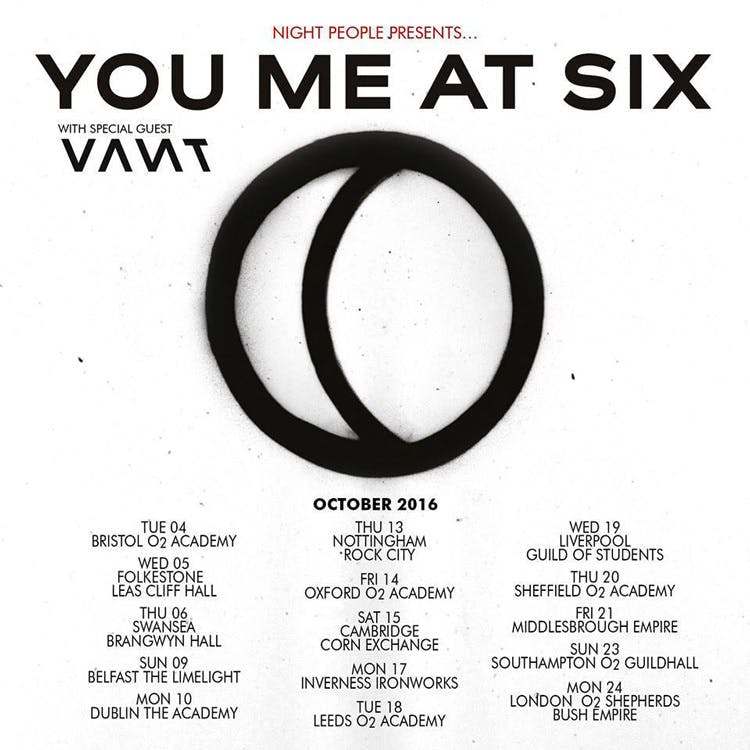 You Me At Six Return With New Single, Night People