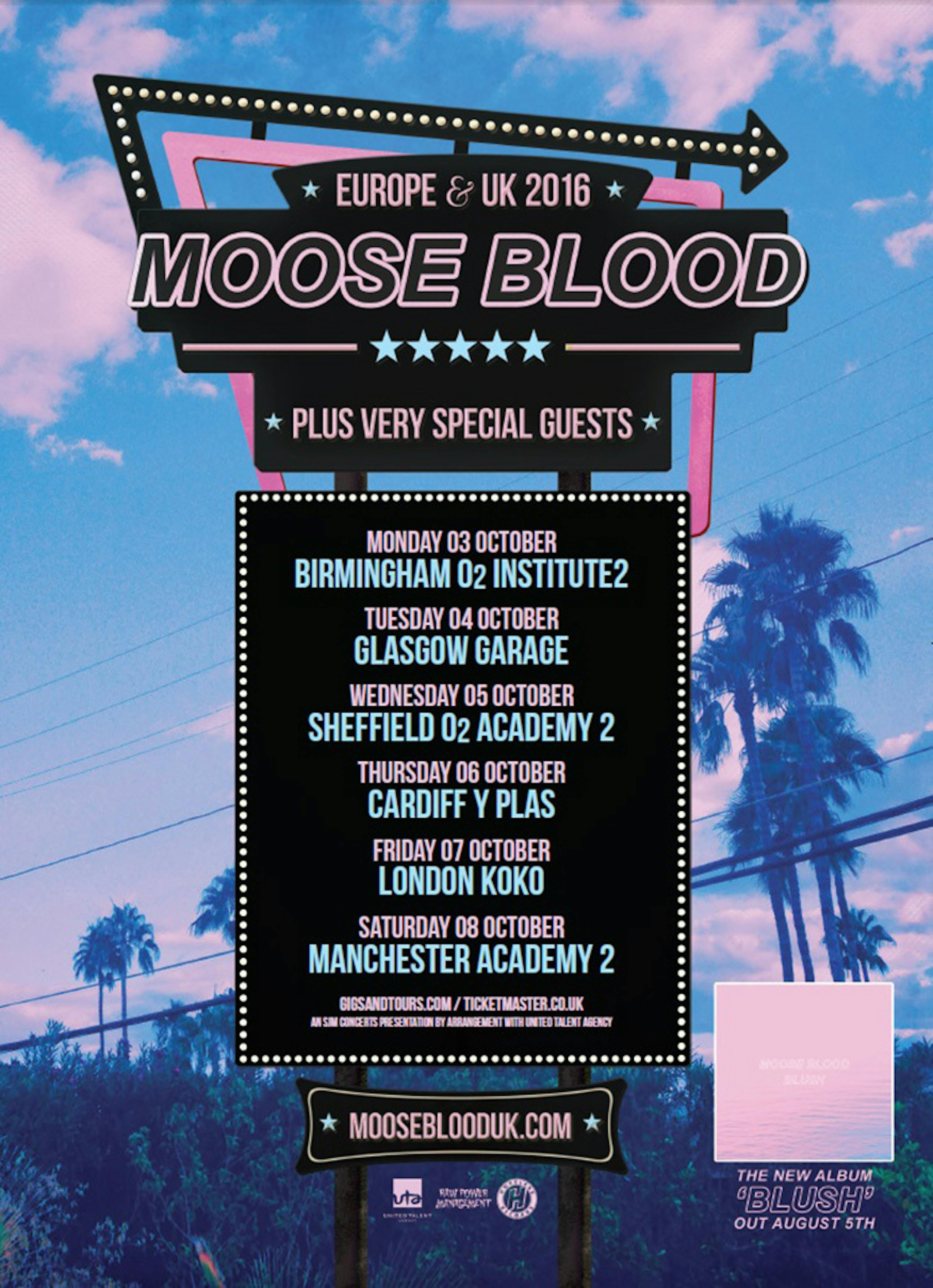 Moose Blood Hit Top 10 In UK Albums Chart