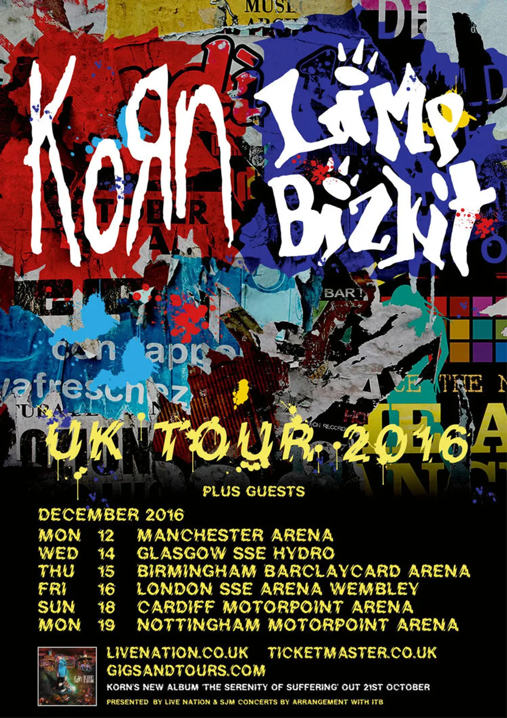 Korn Limp Bizkit 2016 Tour
