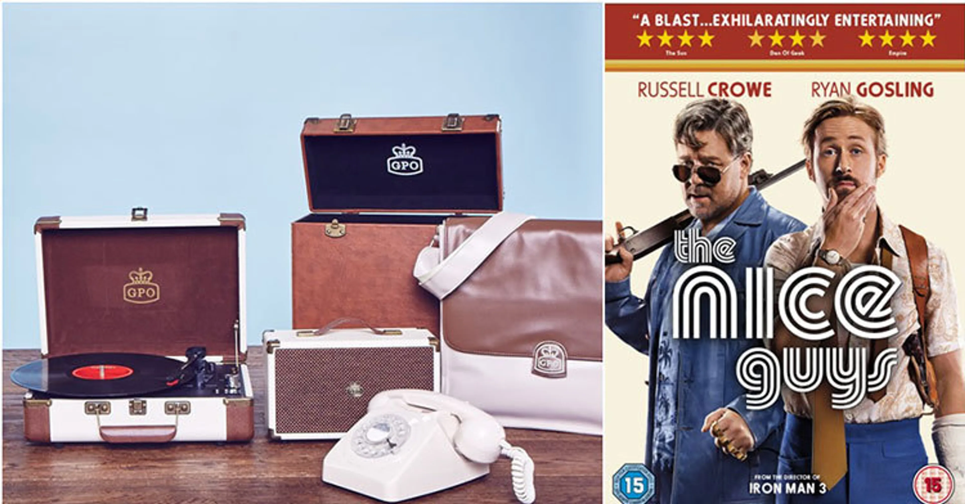 Win The Nice Guys And GPO Retro Movie Bundle