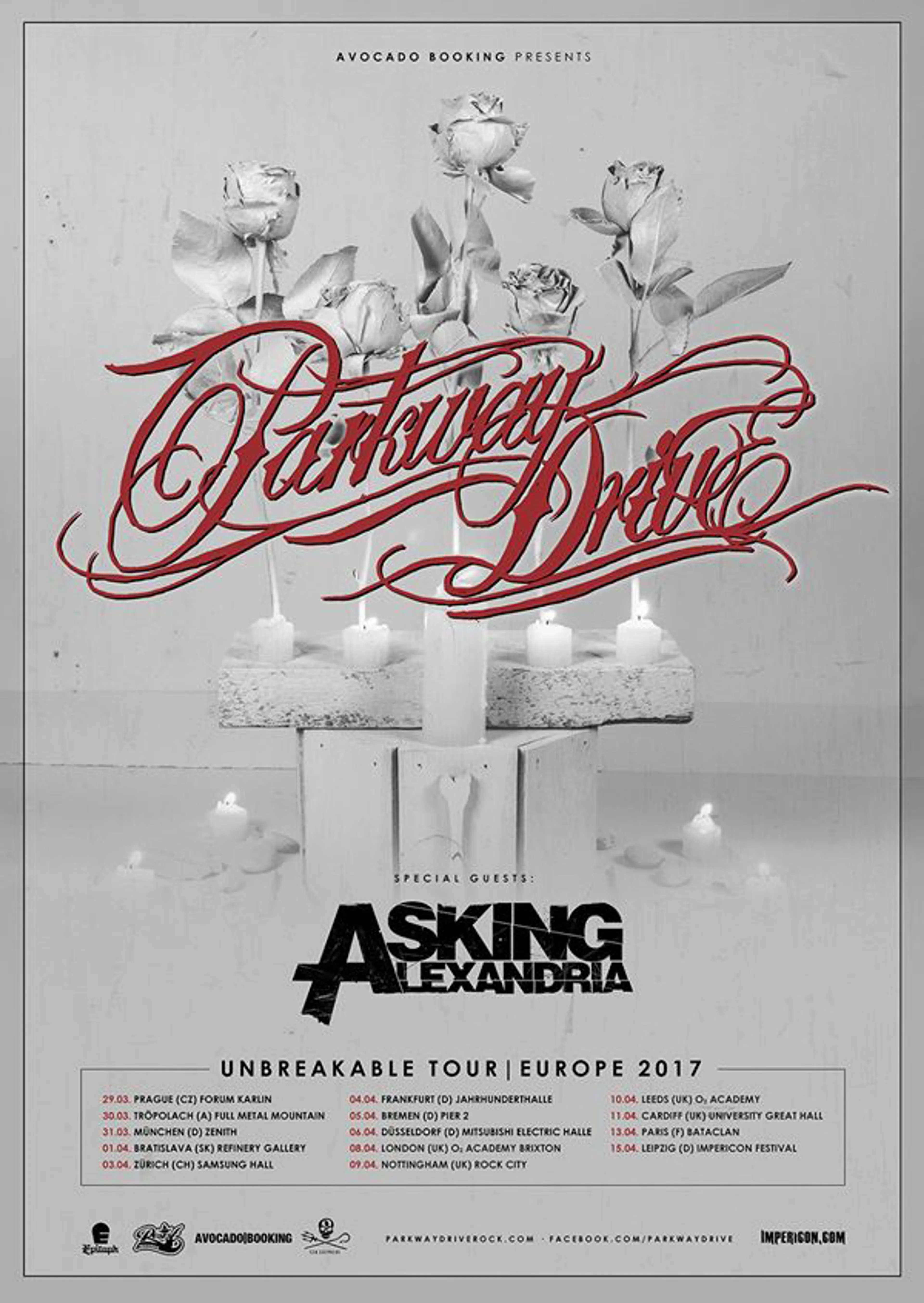 Parkway Drive Announce Tour With Asking Alexandria