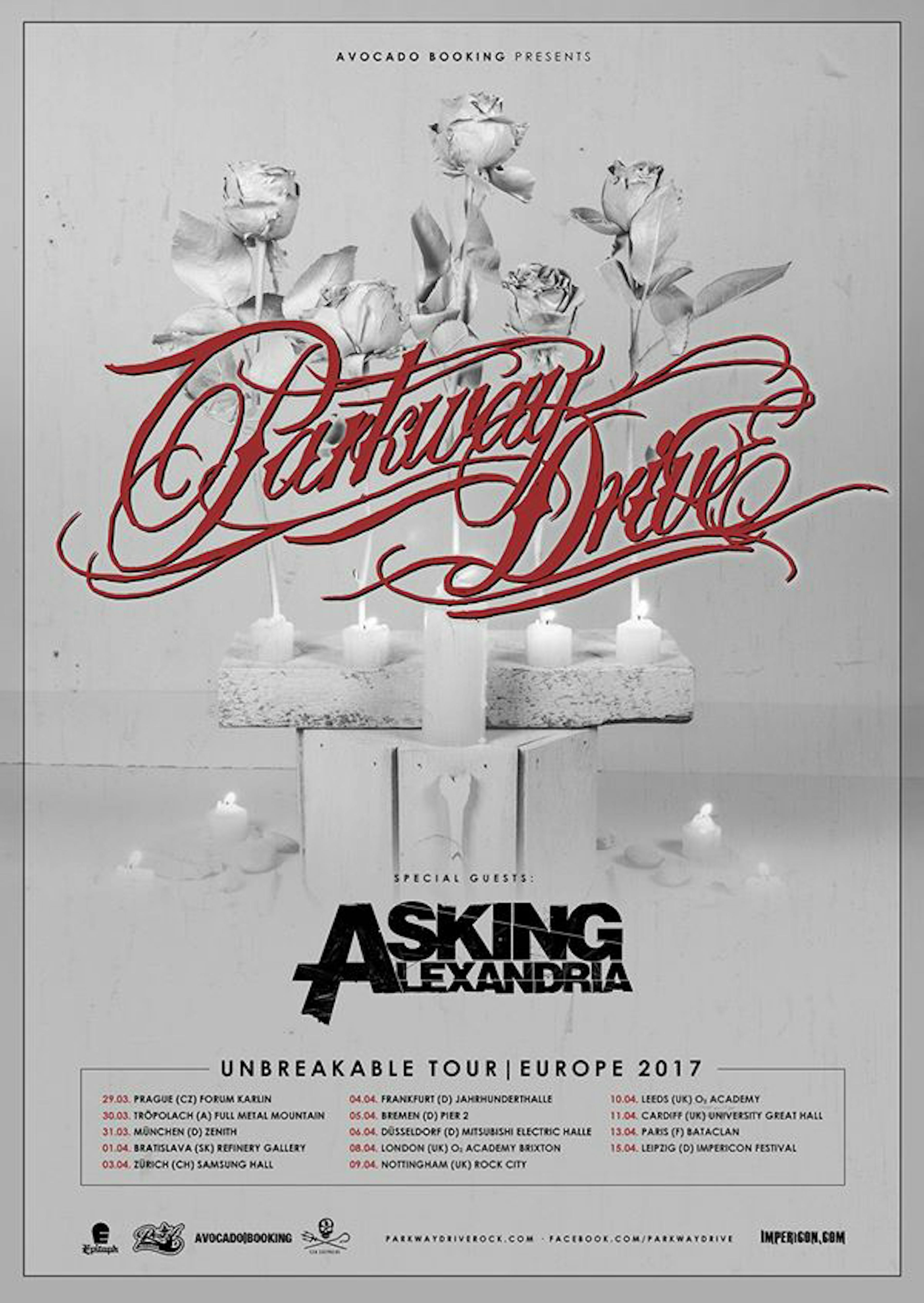 Parkway Drive Announce Tour With Asking Alexandria