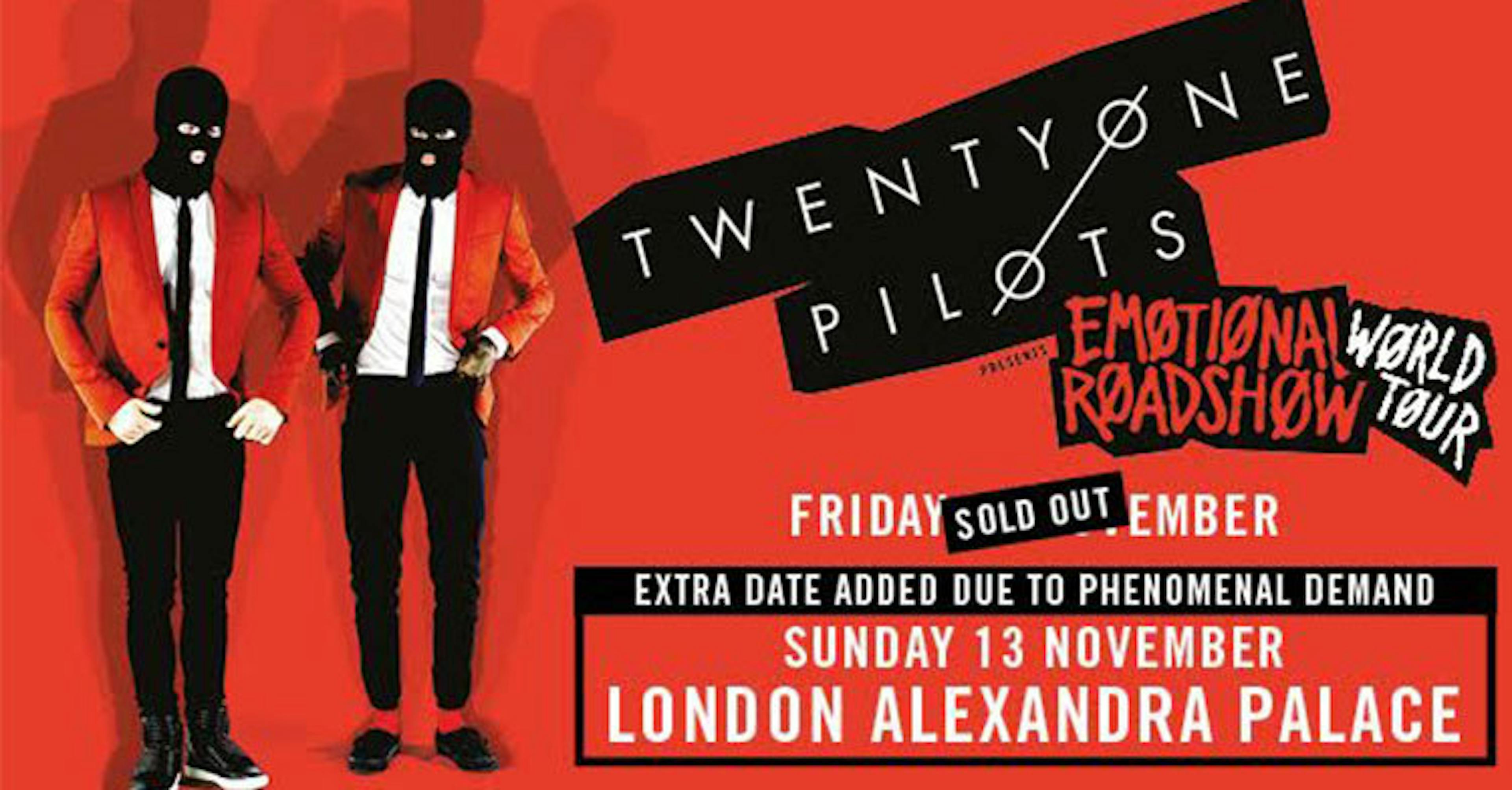 twenty one pilots Add Second London Show