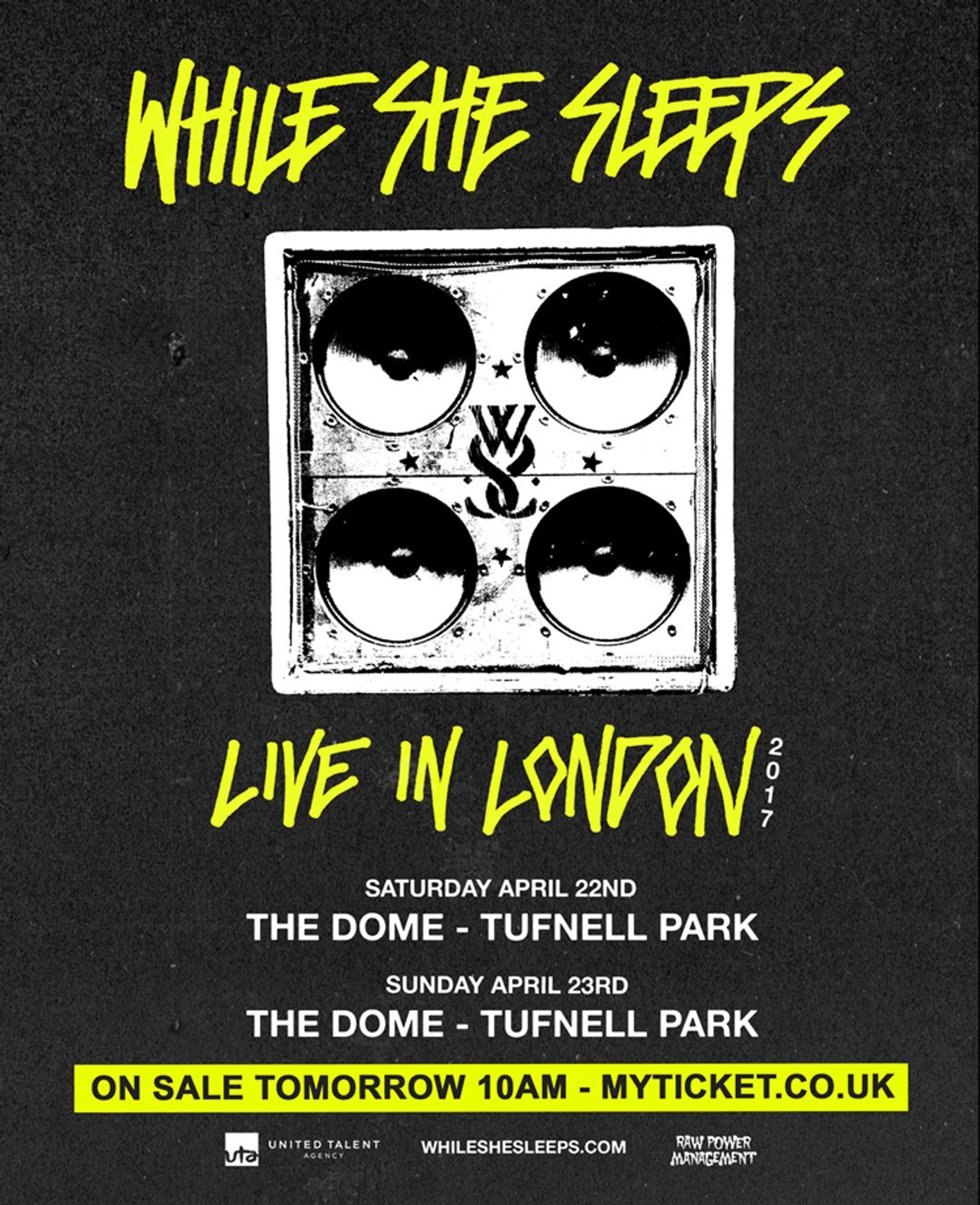 While She Sleeps Announce Two London Headline Shows