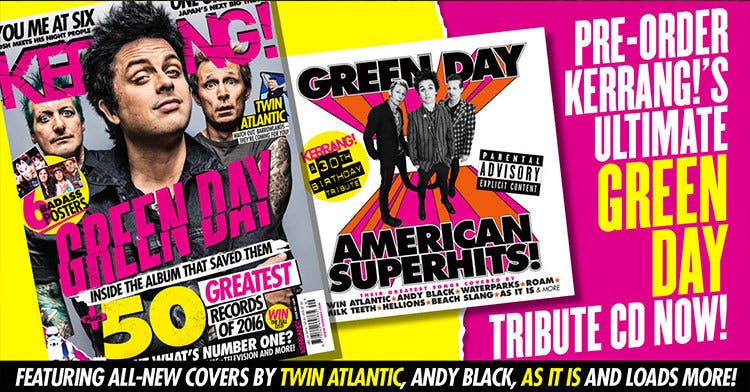 Pre-Order Kerrang!’s Green Day American Superhits Cover CD + Issue Now!