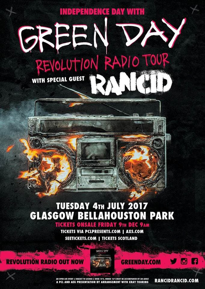 Green Day Announce Huge UK Show With Rancid