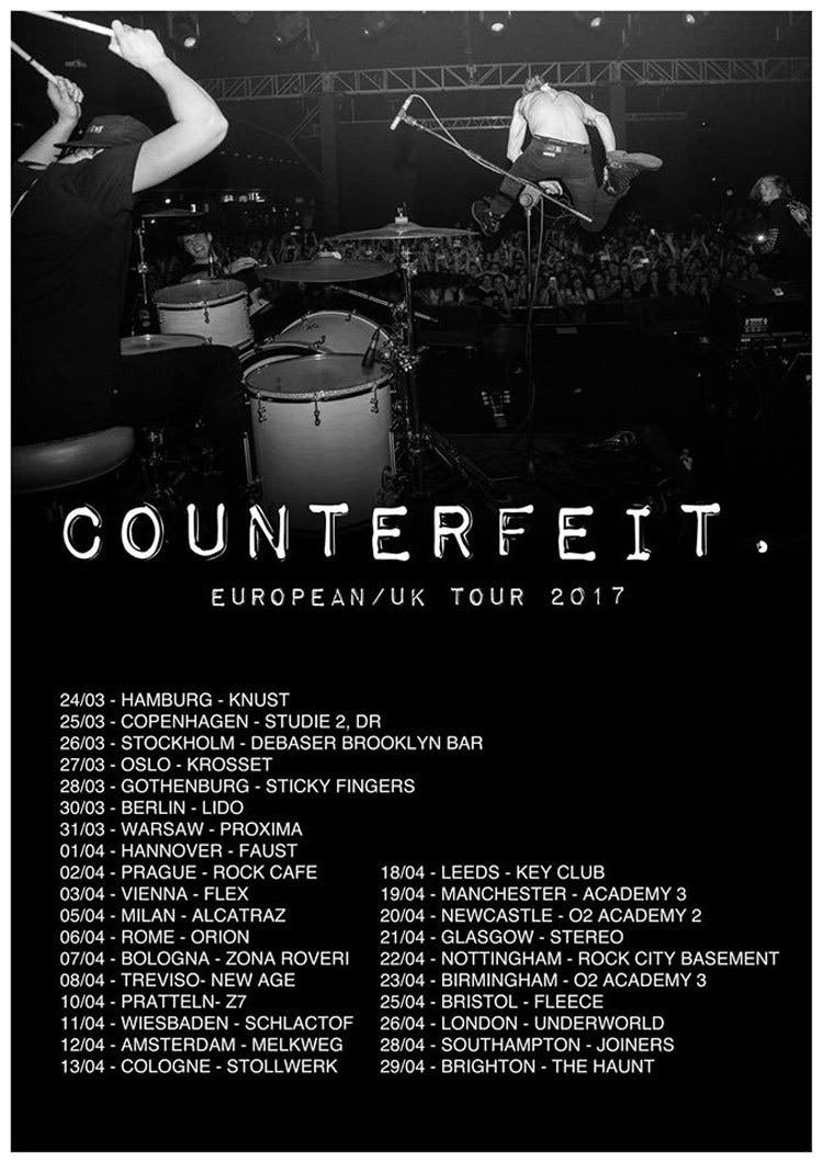 Counterfeit Announce Debut Album And Reveal New Single