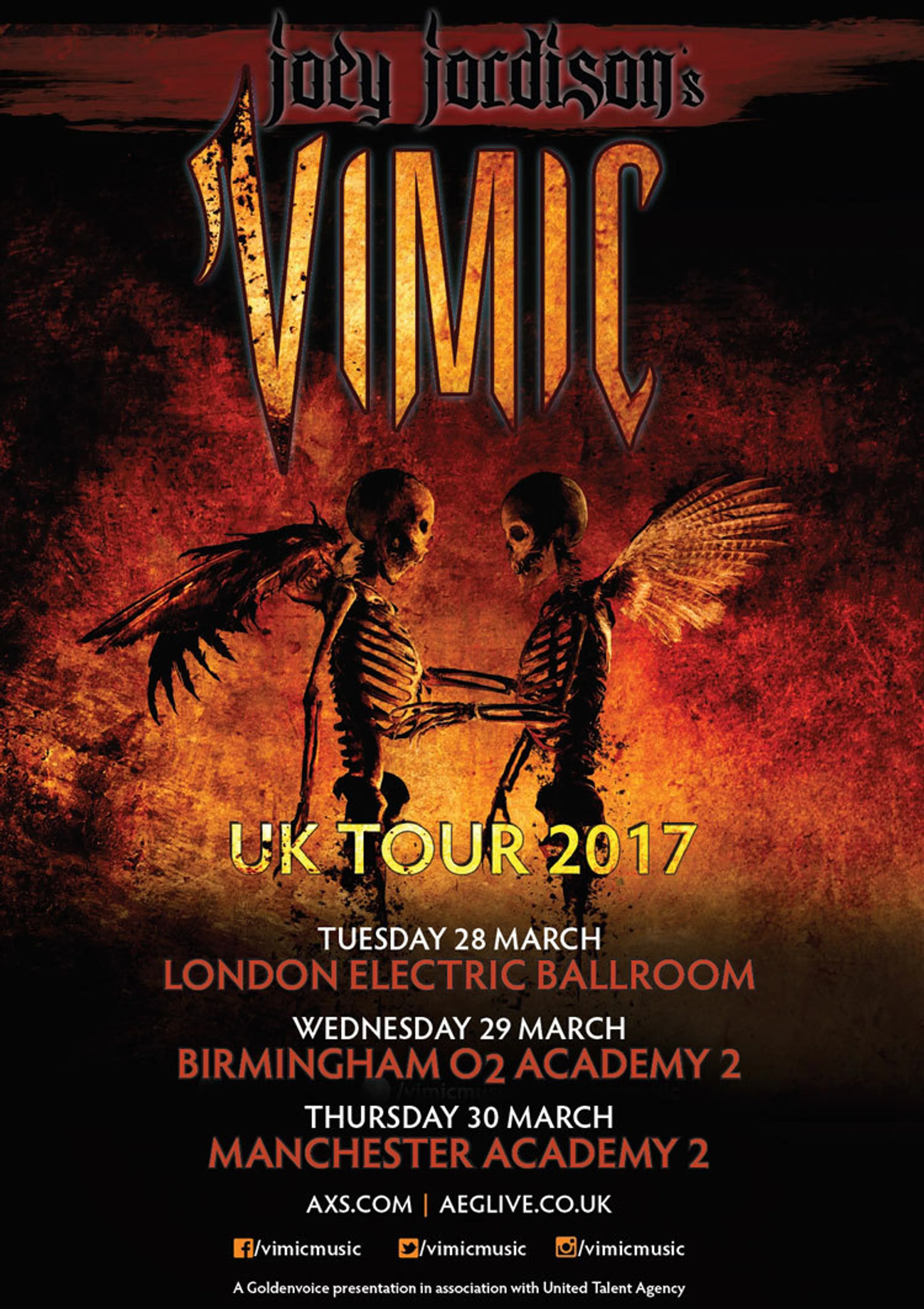 Joey Jordison’s VIMIC to tour the UK in March