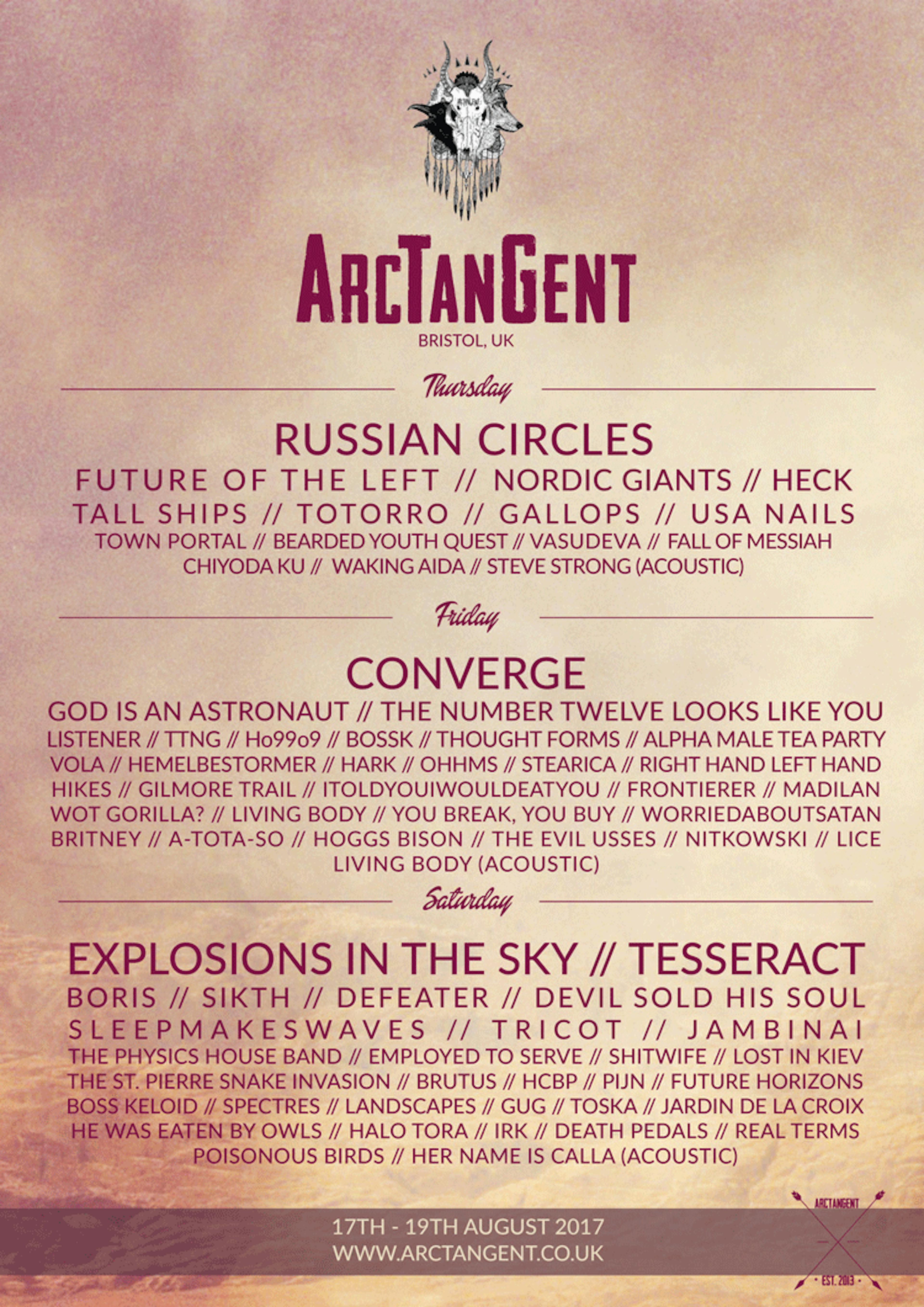 Arctangent Announces Final Bands And Clashfinder Kerrang!