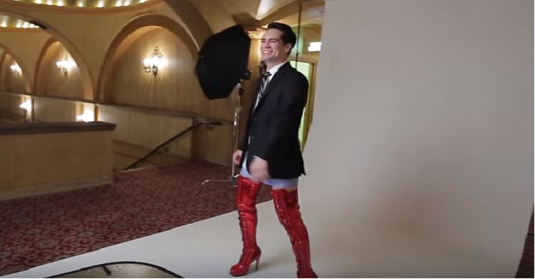 Watch Brendon Urie Get Suited And Booted For Kinky Boots