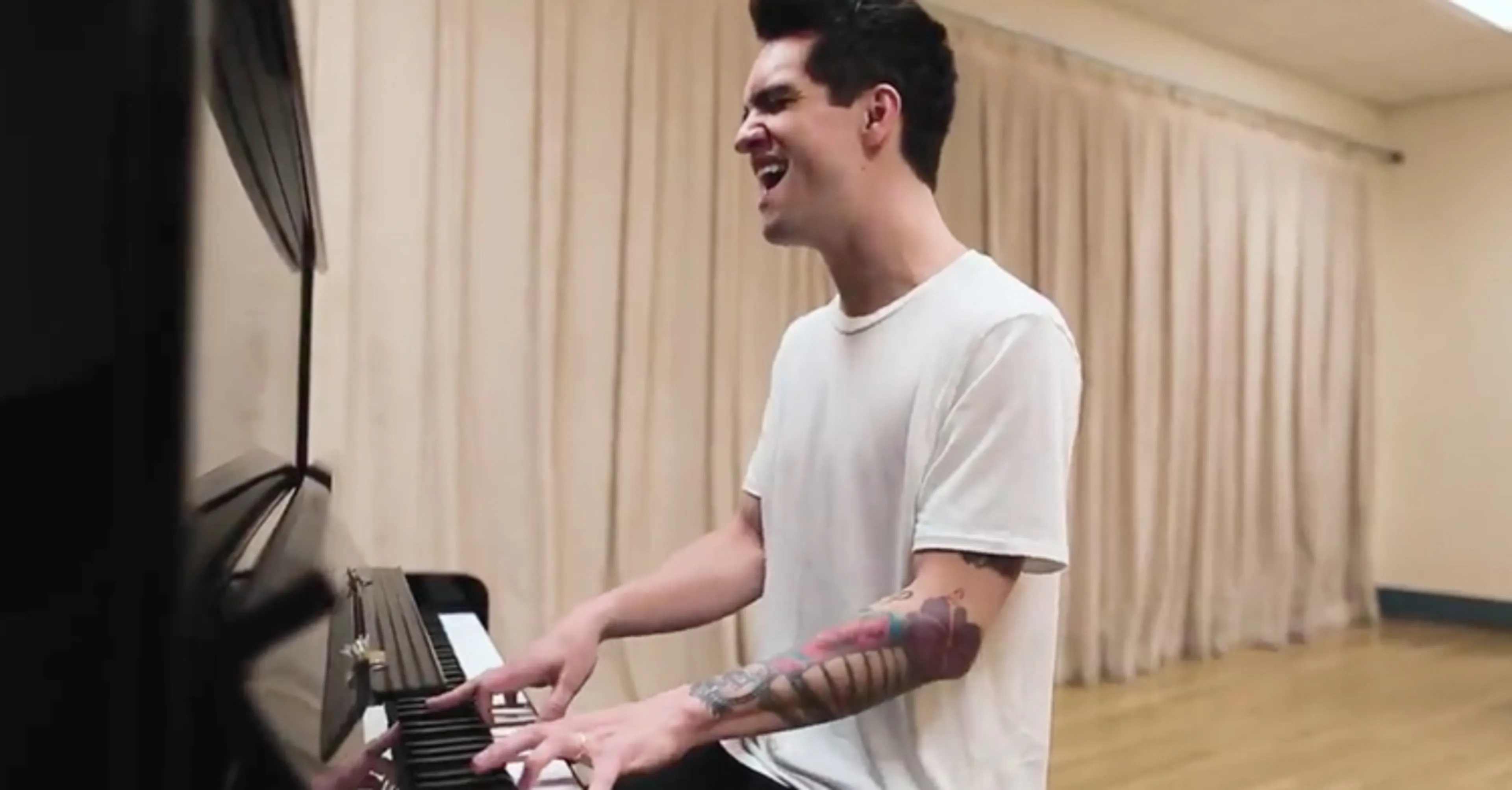 See Brendon Urie Rehearsing Music From Kinky Boots