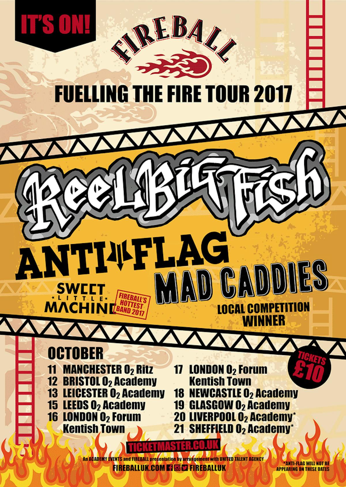 Fireball’s Fuelling The Fire Tour 2017 Has Been Announced | Kerrang!