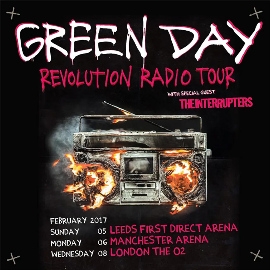 Green Day 2017 Tour Uk