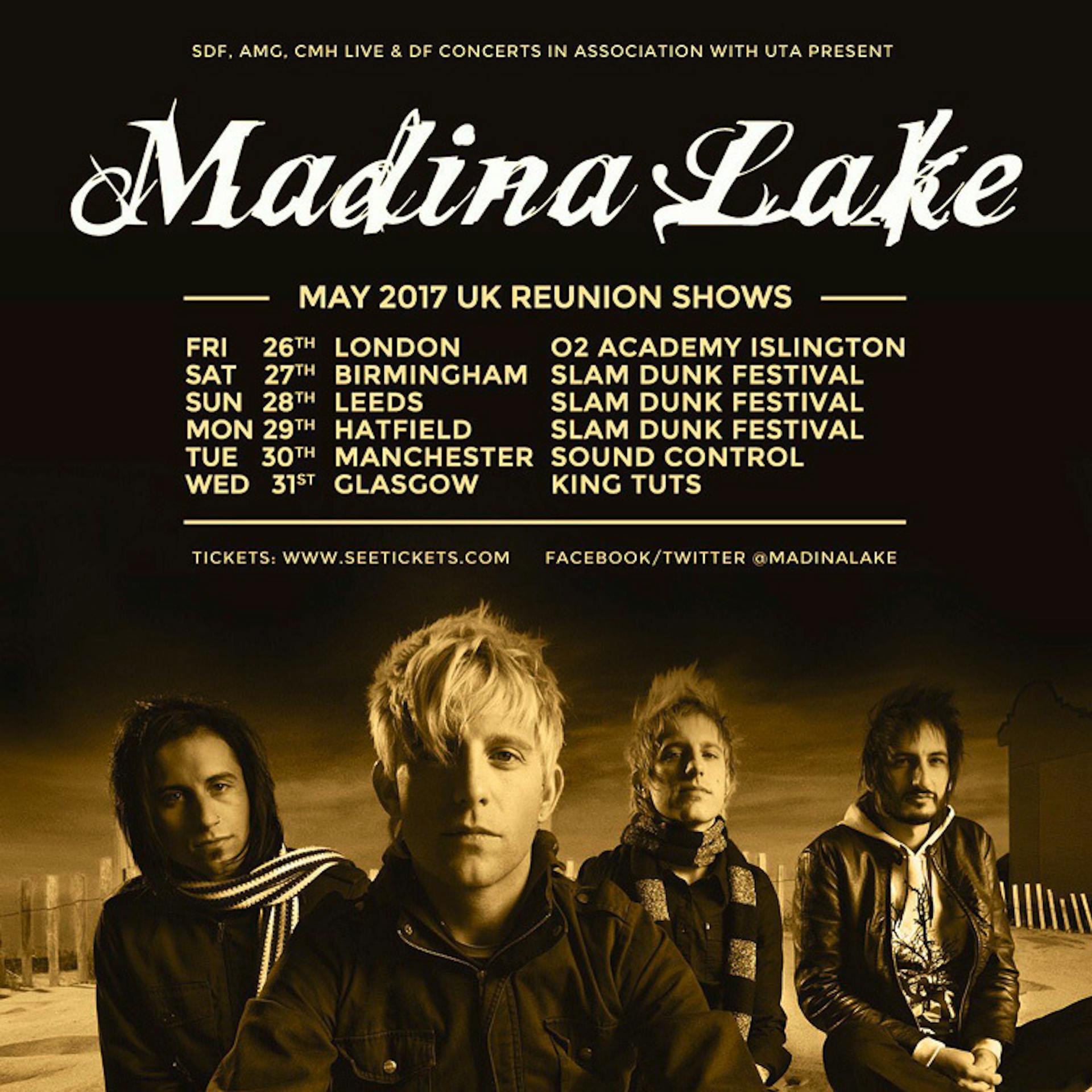 madina lake uk tour