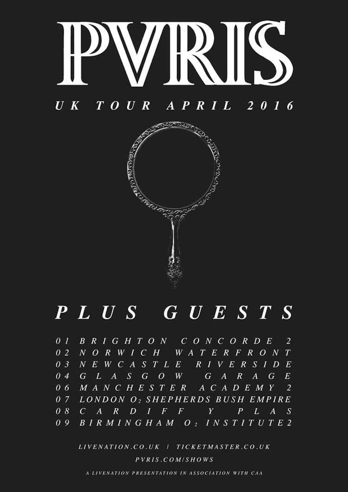 pvris tour poster