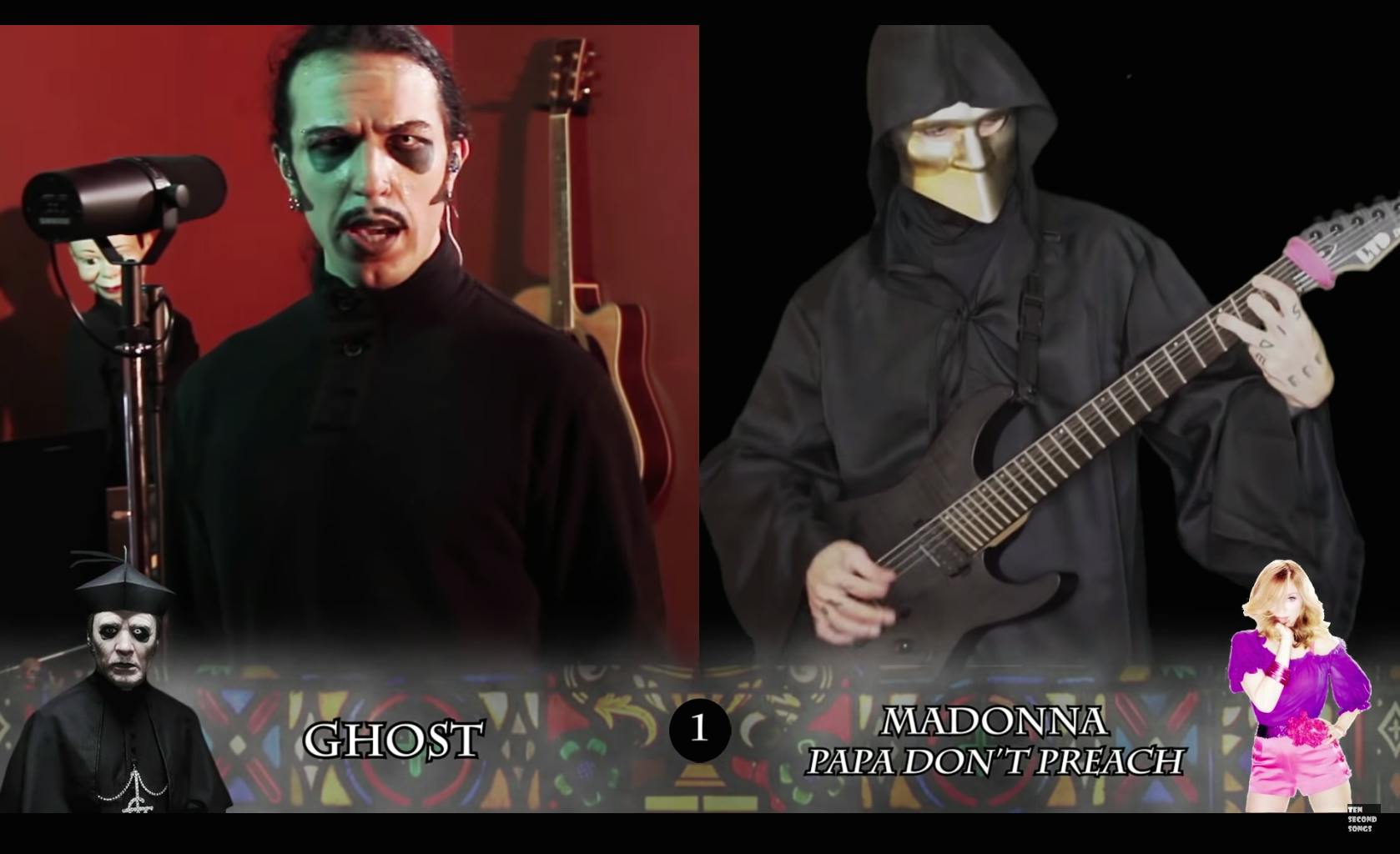 Hear 10 Songs Sung In The Style of Ghost