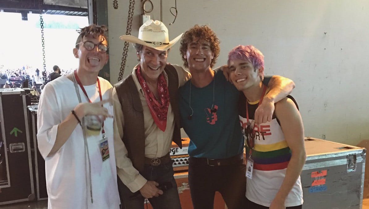 Watch A Cowboy Stand In For Rob Damiani On Warped Tour