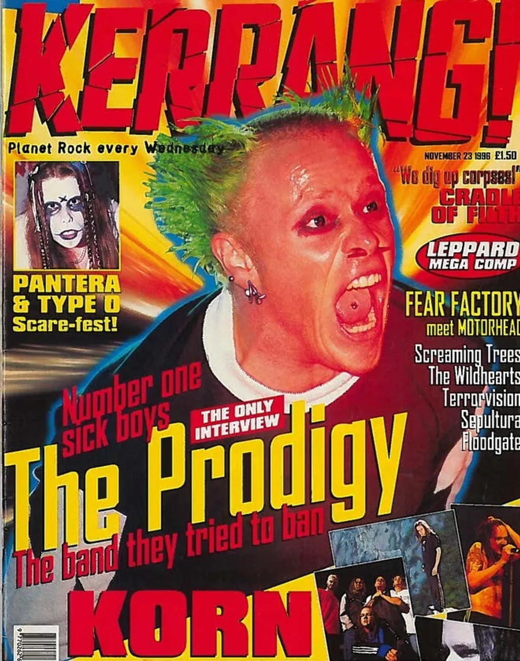 The Prodigy Kerrang cover