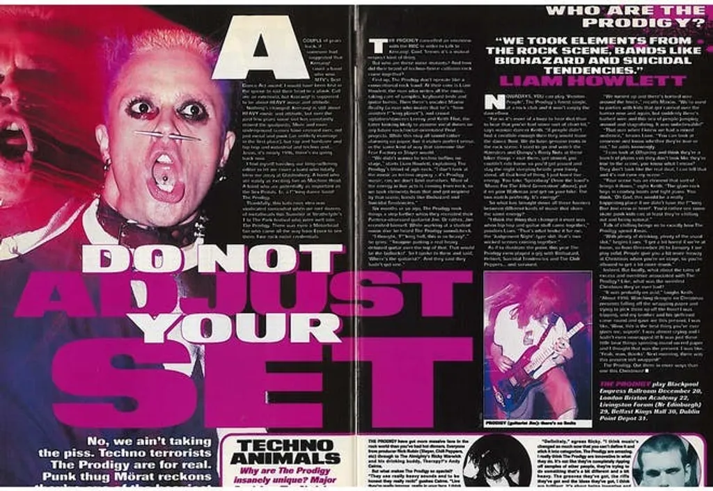 The Prodigy Kerrang spread