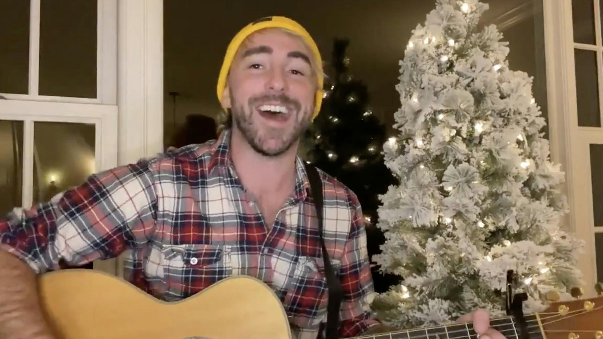 Watch All Time Low's Alex Gaskarth cover Jingle Bell Rock