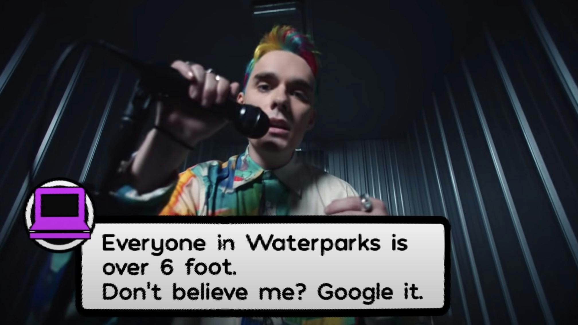 Watch Waterparks' 'pop-up' music video for Lowkey As Hell