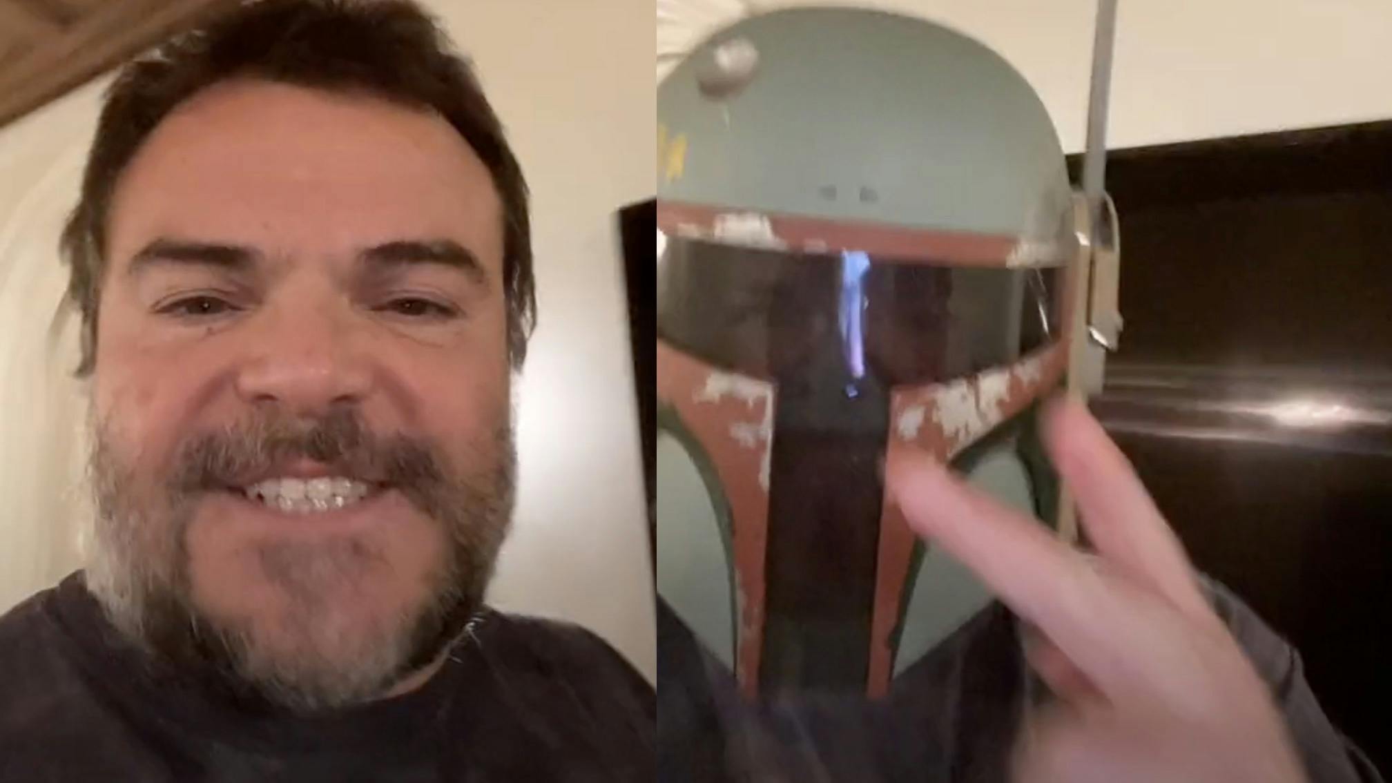 Watch Jack Black hilariously rock out to his own recreation of The Mandalorian theme tune