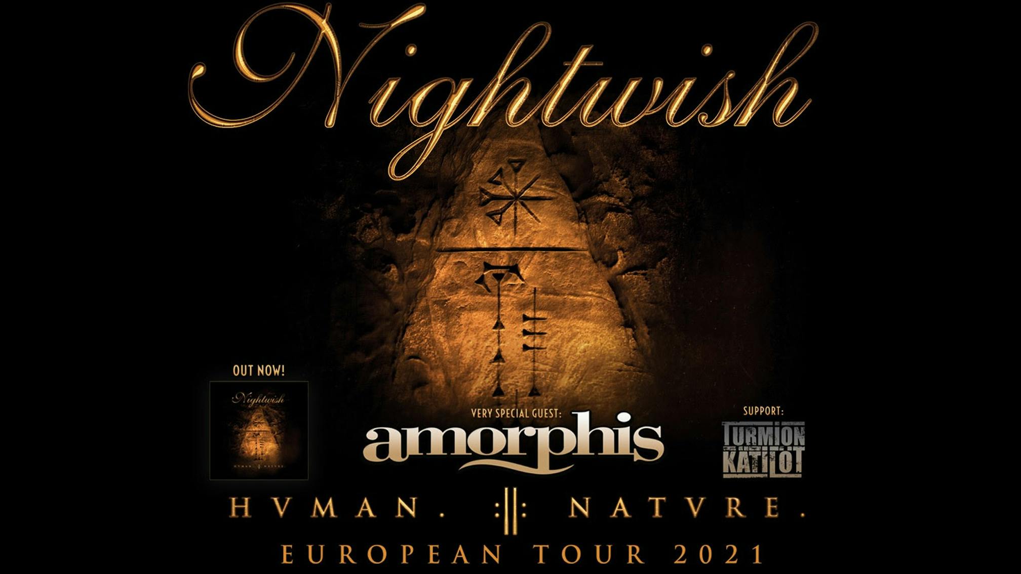 Nightwish have rescheduled their 2021 UK/European tour