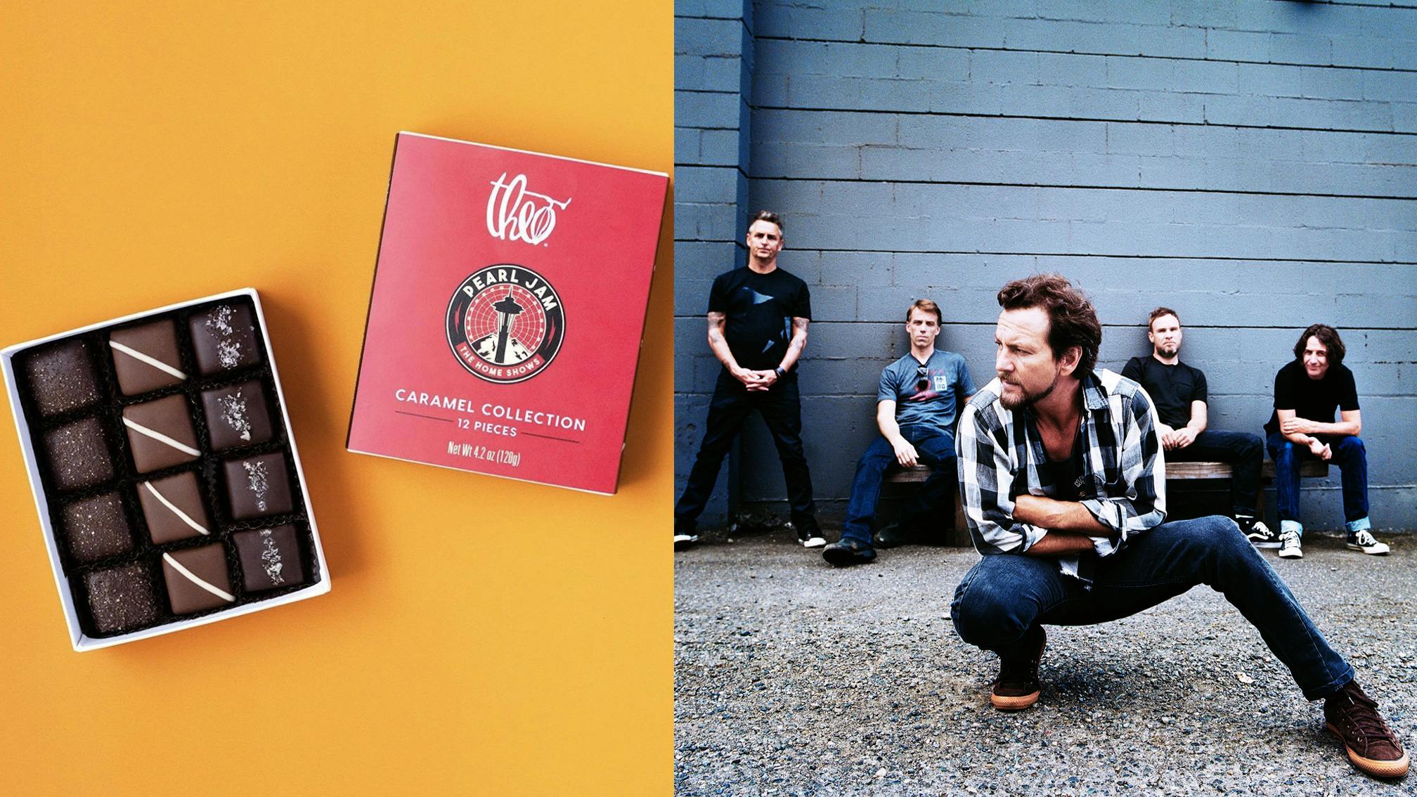 Pearl Jam announce their own charity chocolate box plus stream of 2018 hometown show