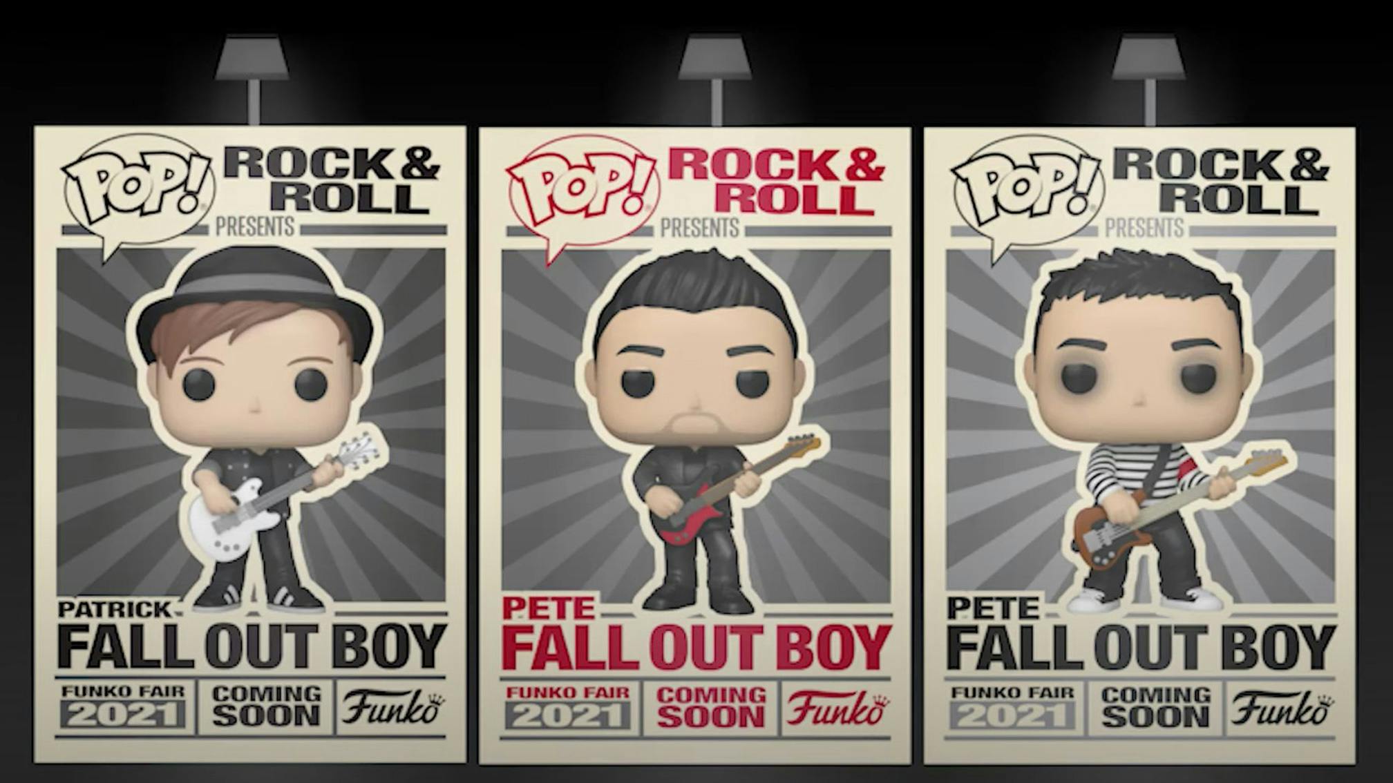 It looks like Fall Out Boy's Pete and Patrick are getting their own Funko POP! vinyl figures
