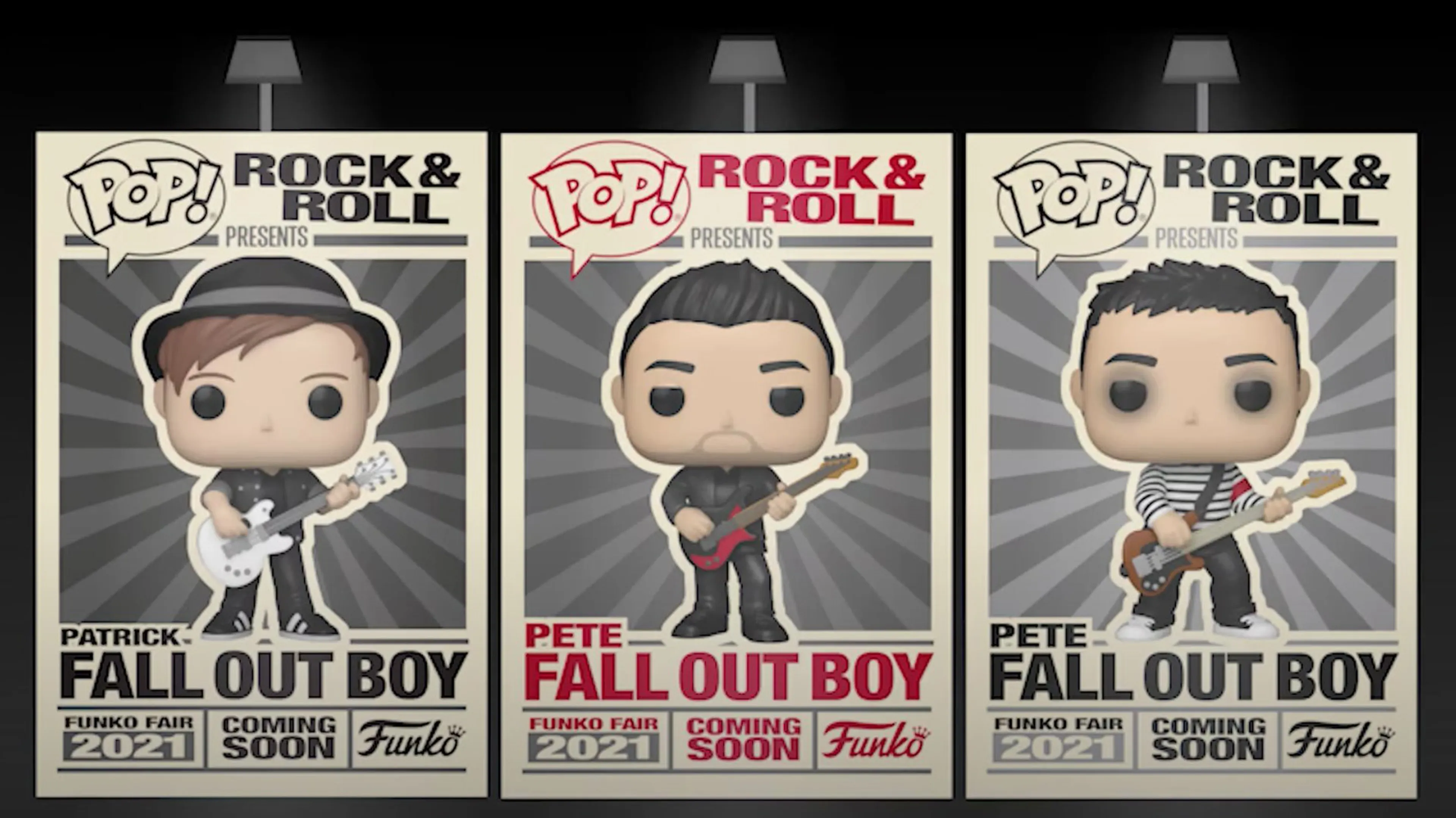 It looks like Fall Out Boy's Pete and Patrick are getting their own Funko POP! vinyl figures