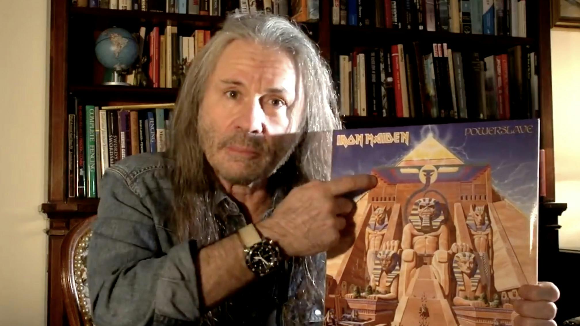 Bruce Dickinson is hosting a Twitter listening party for Iron Maiden’s Powerslave