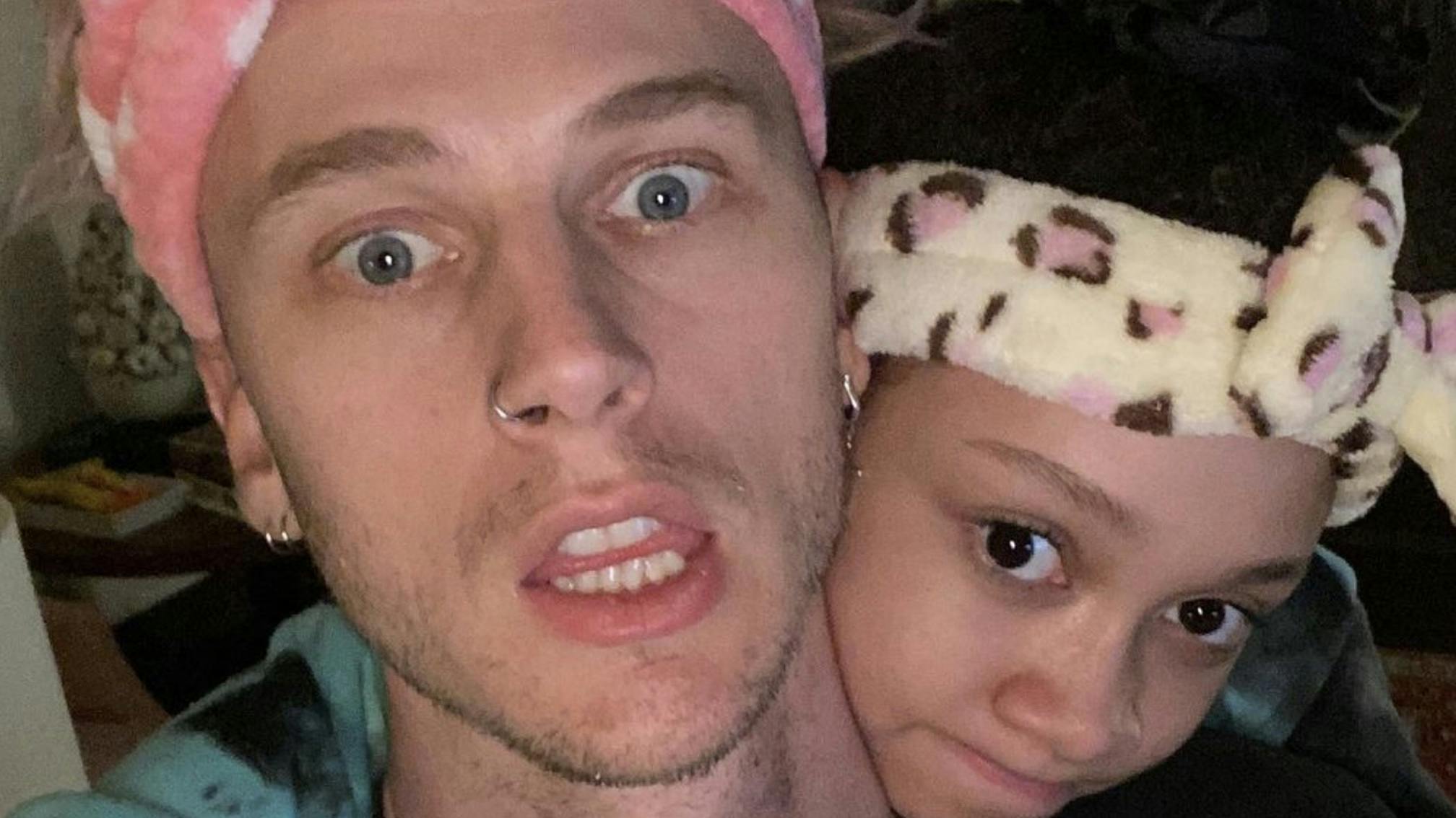 Machine Gun Kelly and his daughter are shooting their first movie together