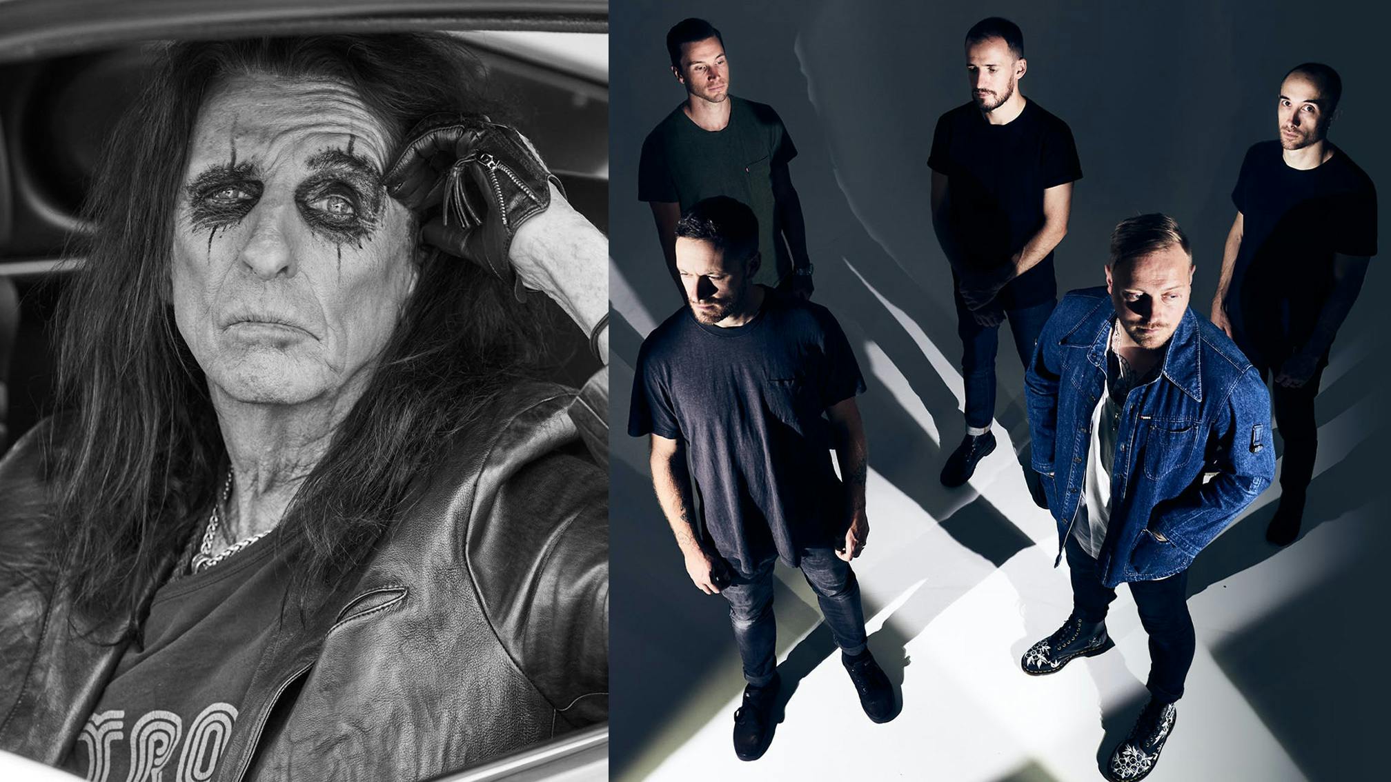 Alice Cooper and Architects are 2nd and 3rd in the UK midweek charts