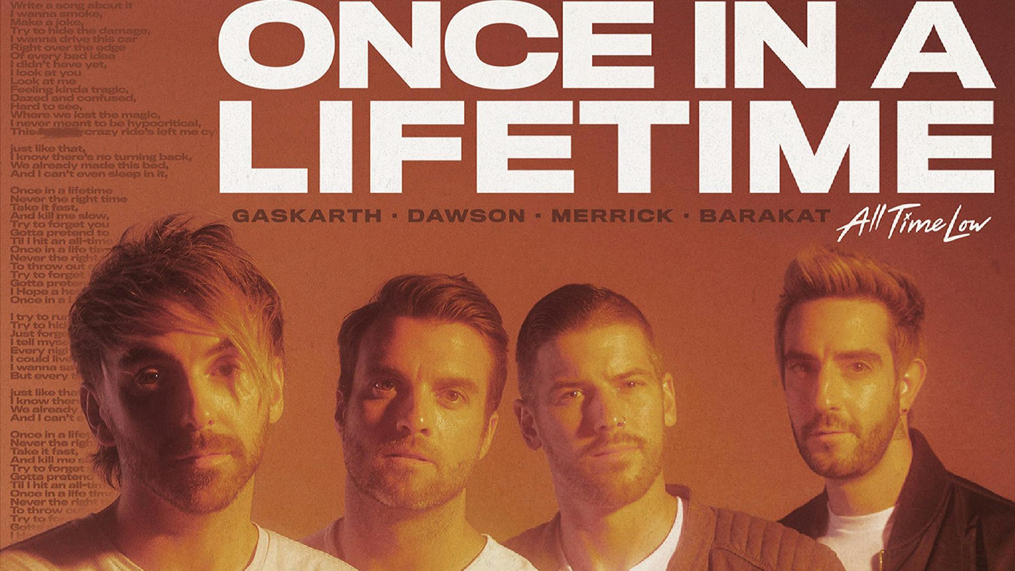 All Time Low announce new single, Once In A Lifetime