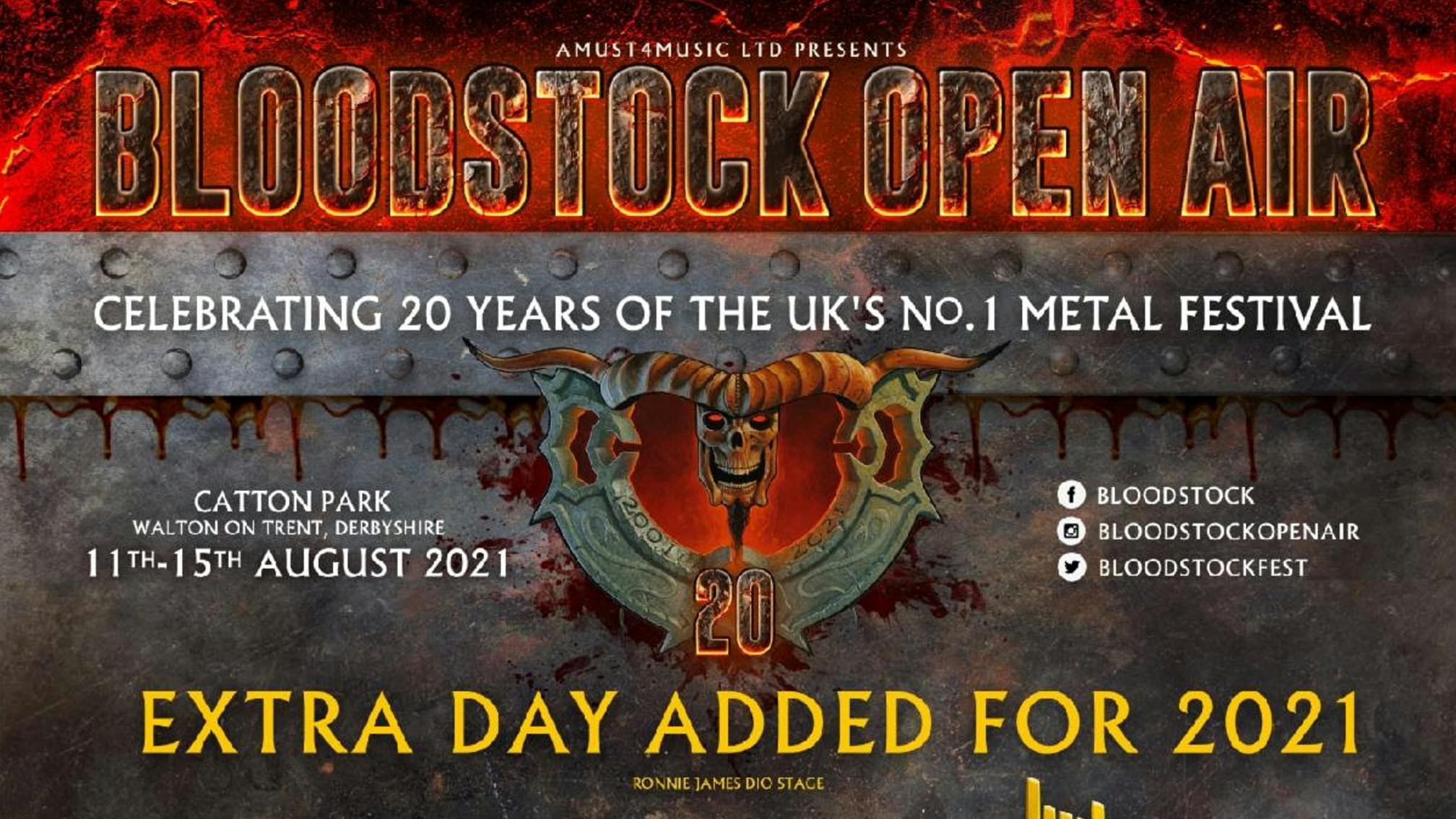 Bloodstock announce replacement Saturday night headliner, add three more bands