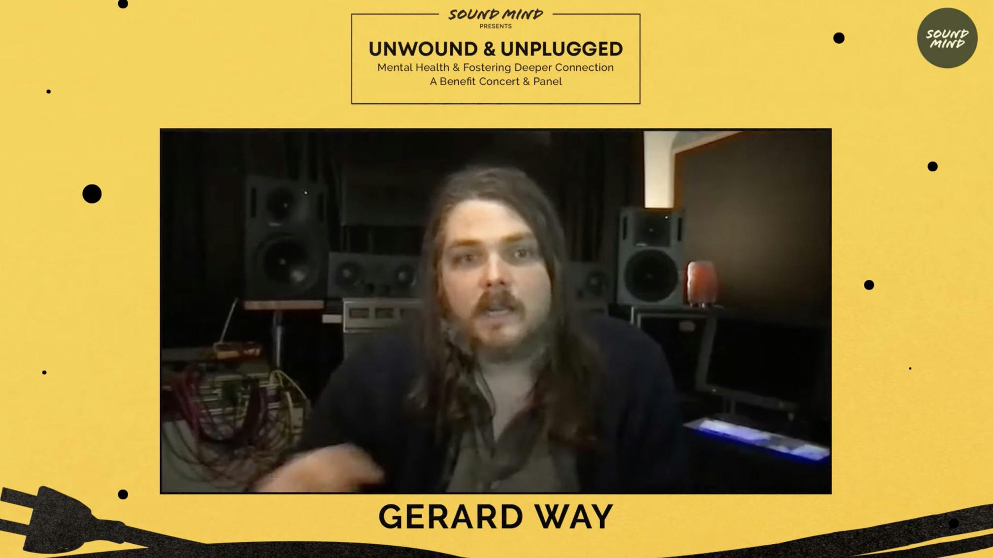 Watch Gerard Way talk at a virtual mental health panel, Unwound & Unplugged