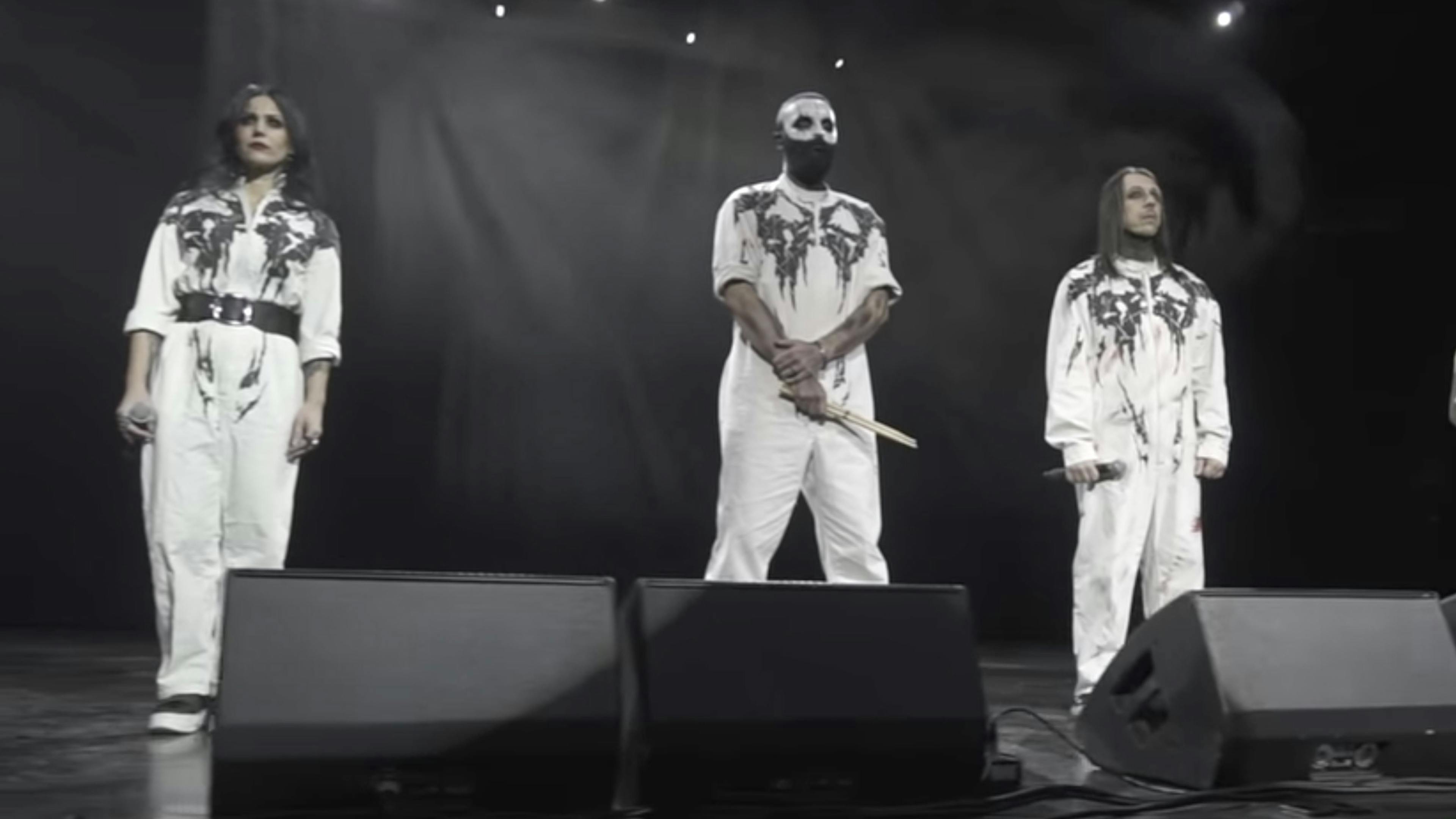Why Lacuna Coil stood onstage in silence during a livestream concert this weekend