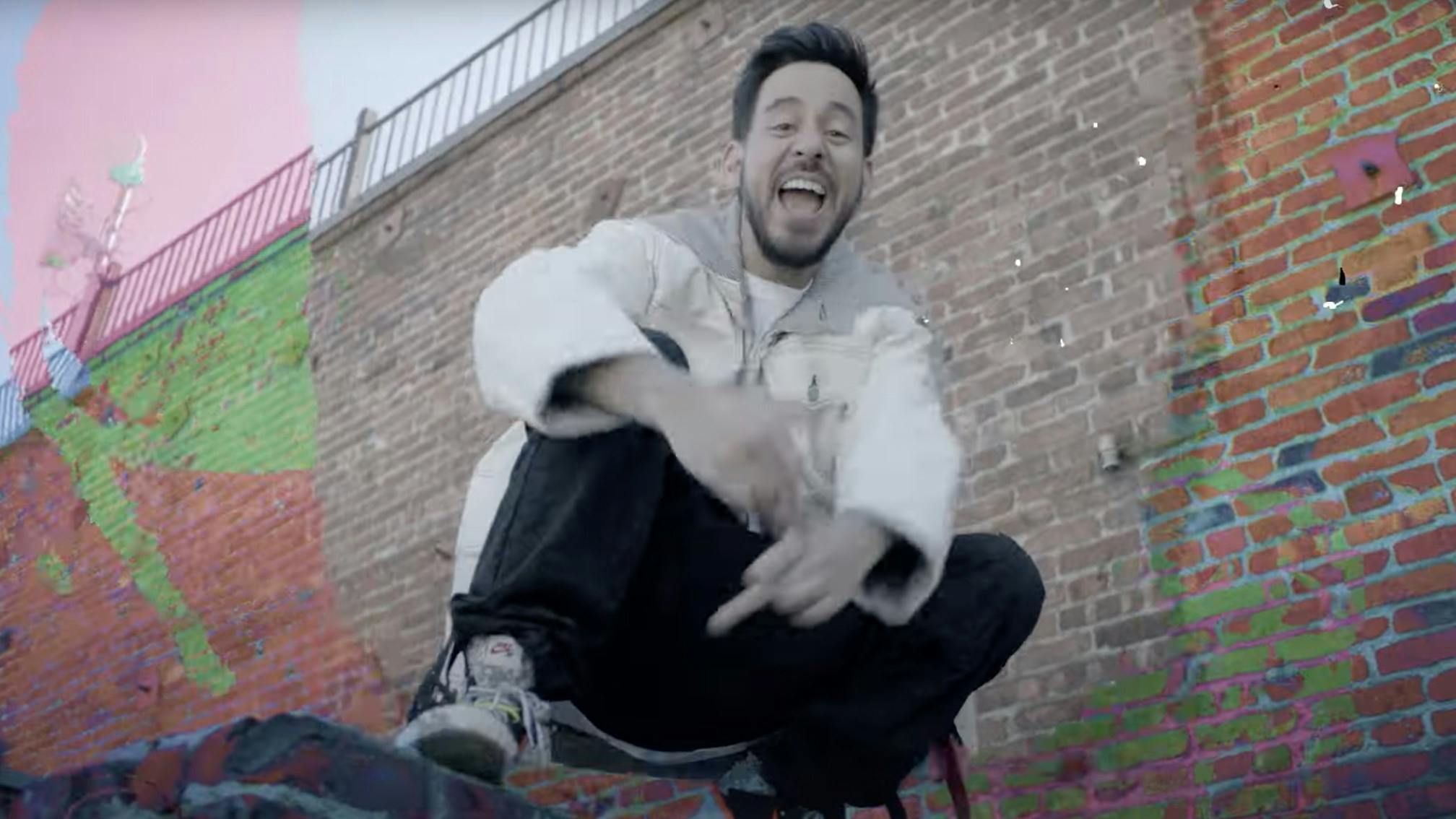 Watch Mike Shinoda's new video for Happy Endings featuring iann dior and UPSAHL