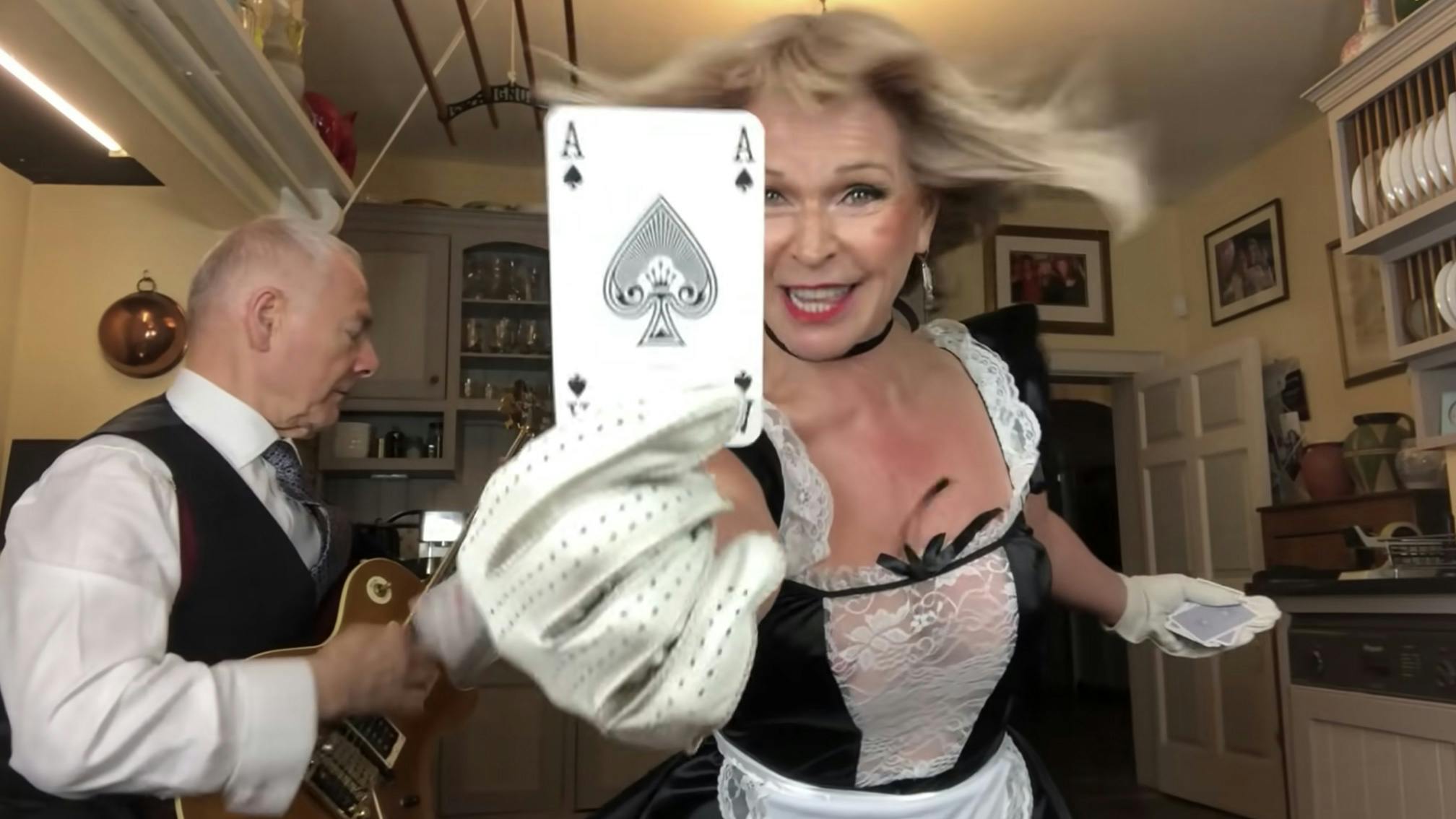 Watch Robert Fripp and Toyah Willcox's wild cover of Motörhead's Ace Of Spades
